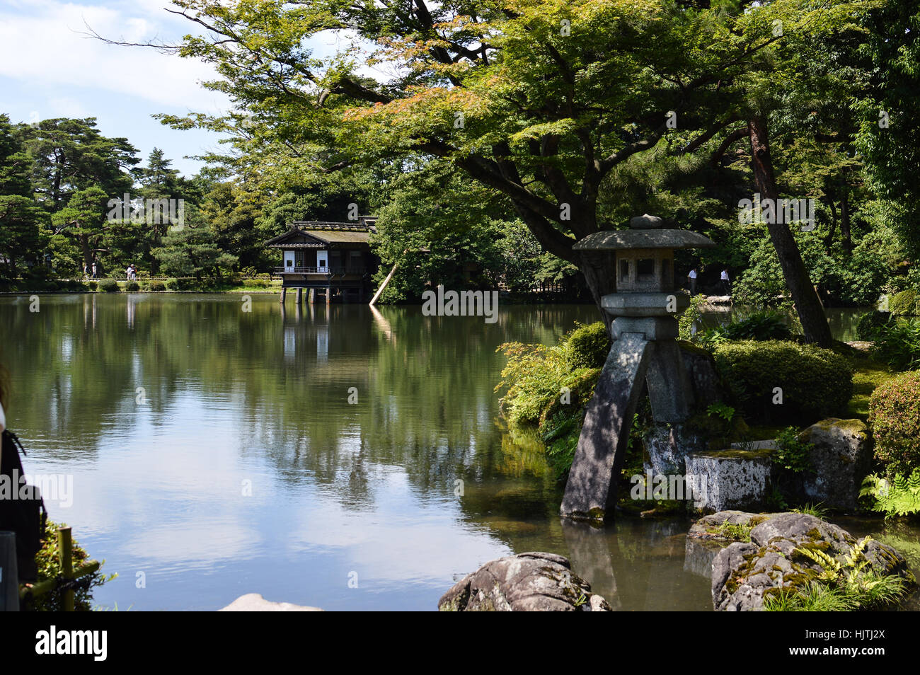 Trampen in Japan Stockfoto