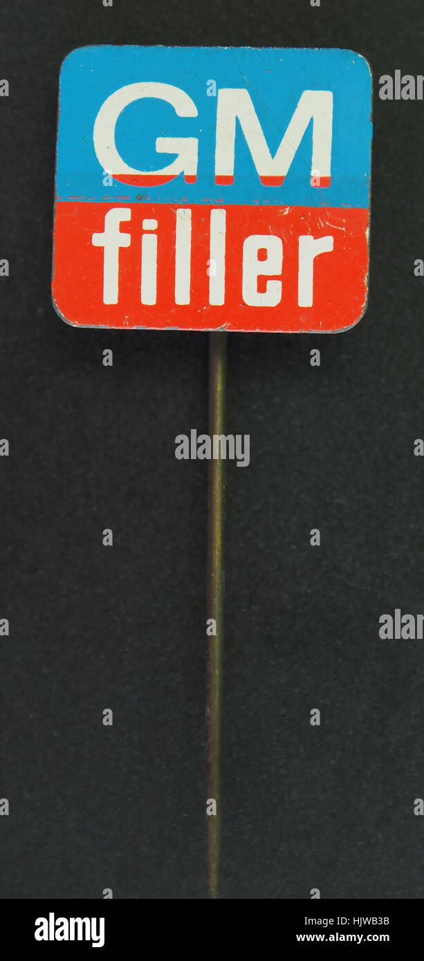 GM Füller speldje Stockfoto