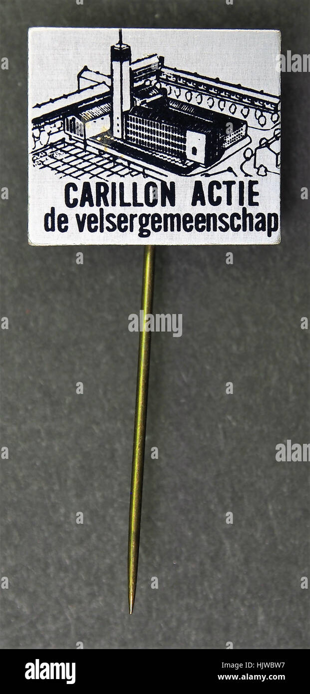 Glockenspiel Actie de Velsergemeenschap speltje Stockfoto