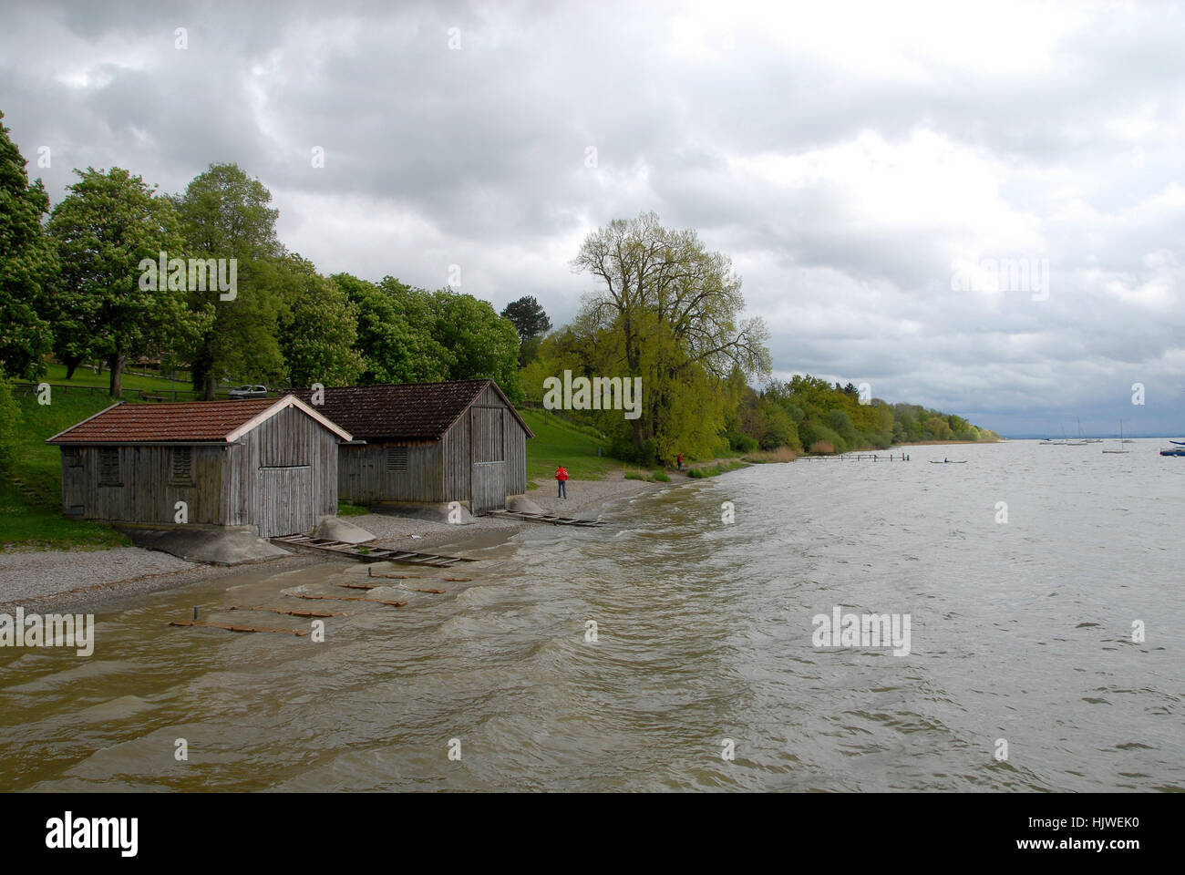 Breitbrunn bin ammersee Stockfoto