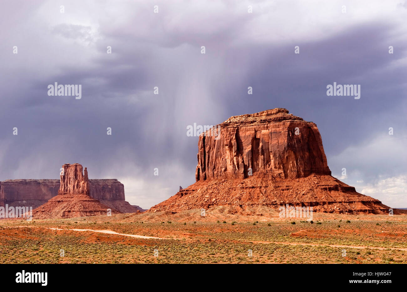Monument Valley Navajo Tribal Park, Arizona, USA Stockfoto