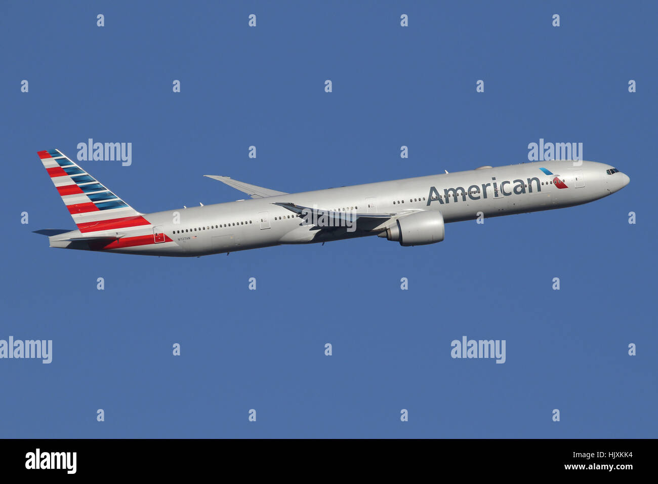 AMERIKANISCHE 777 300 Stockfoto