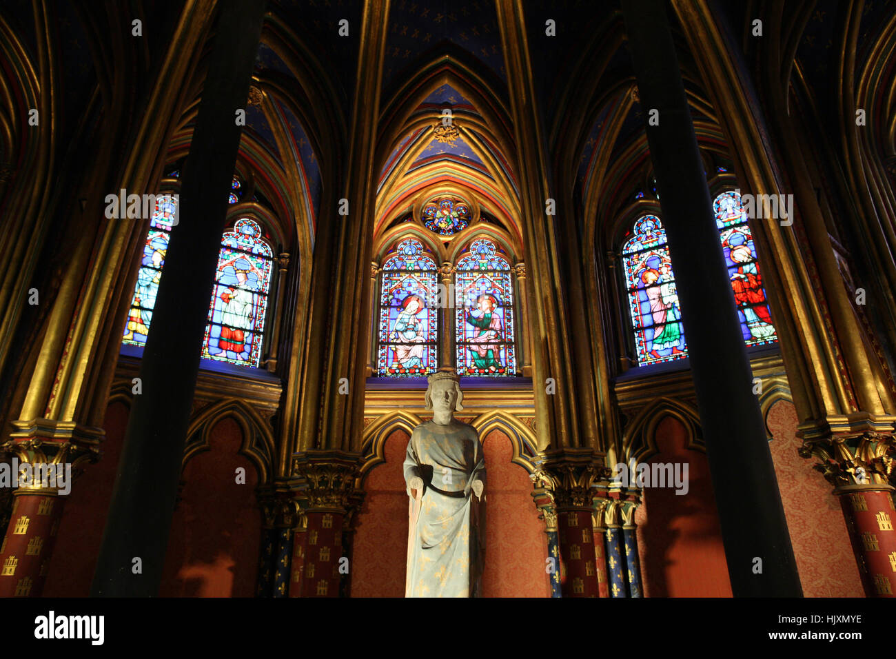 Die Sainte-Chapelle. Saint Louis IX häufig Saint Louis. Stockfoto