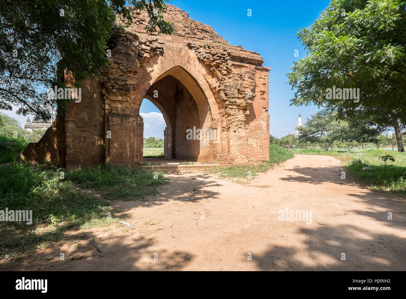 Alte Tempel in Bagan, Myanmar Stockfoto