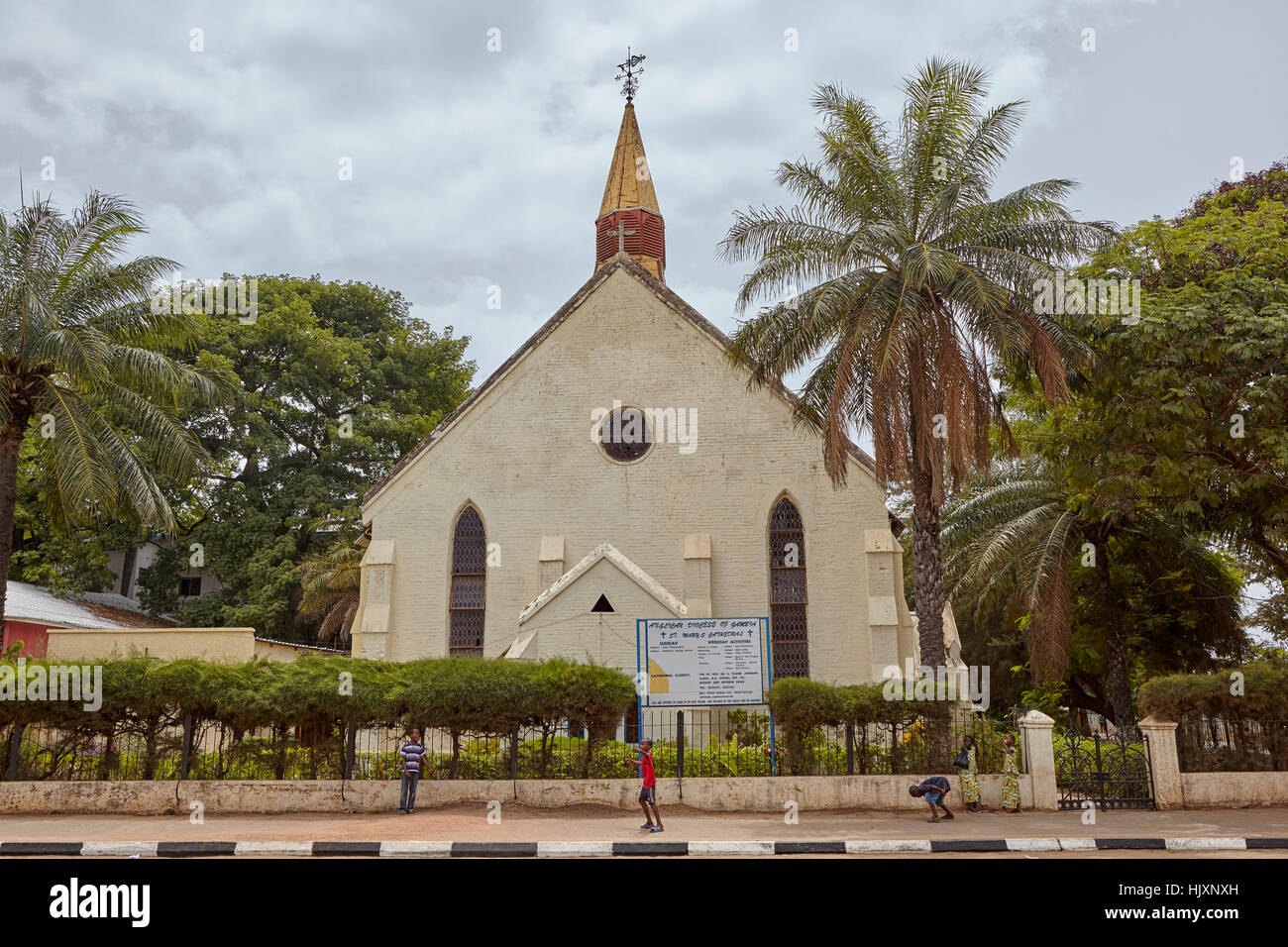 Heiliges Marys Kathedrale, anglikanischen Diözese von Gambia, Banjul, Gambia Stockfoto
