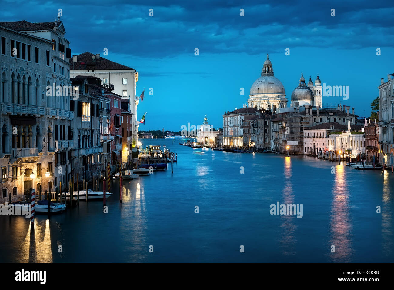 Ruhiger Morgen im warmen Sommer Venedig, Italien Stockfoto