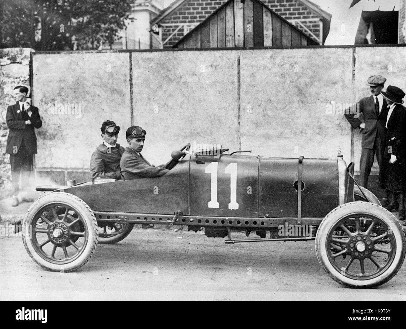 Alvis, Harvey. 1921 grand Prix des Voiturettes Le Mans Stockfoto