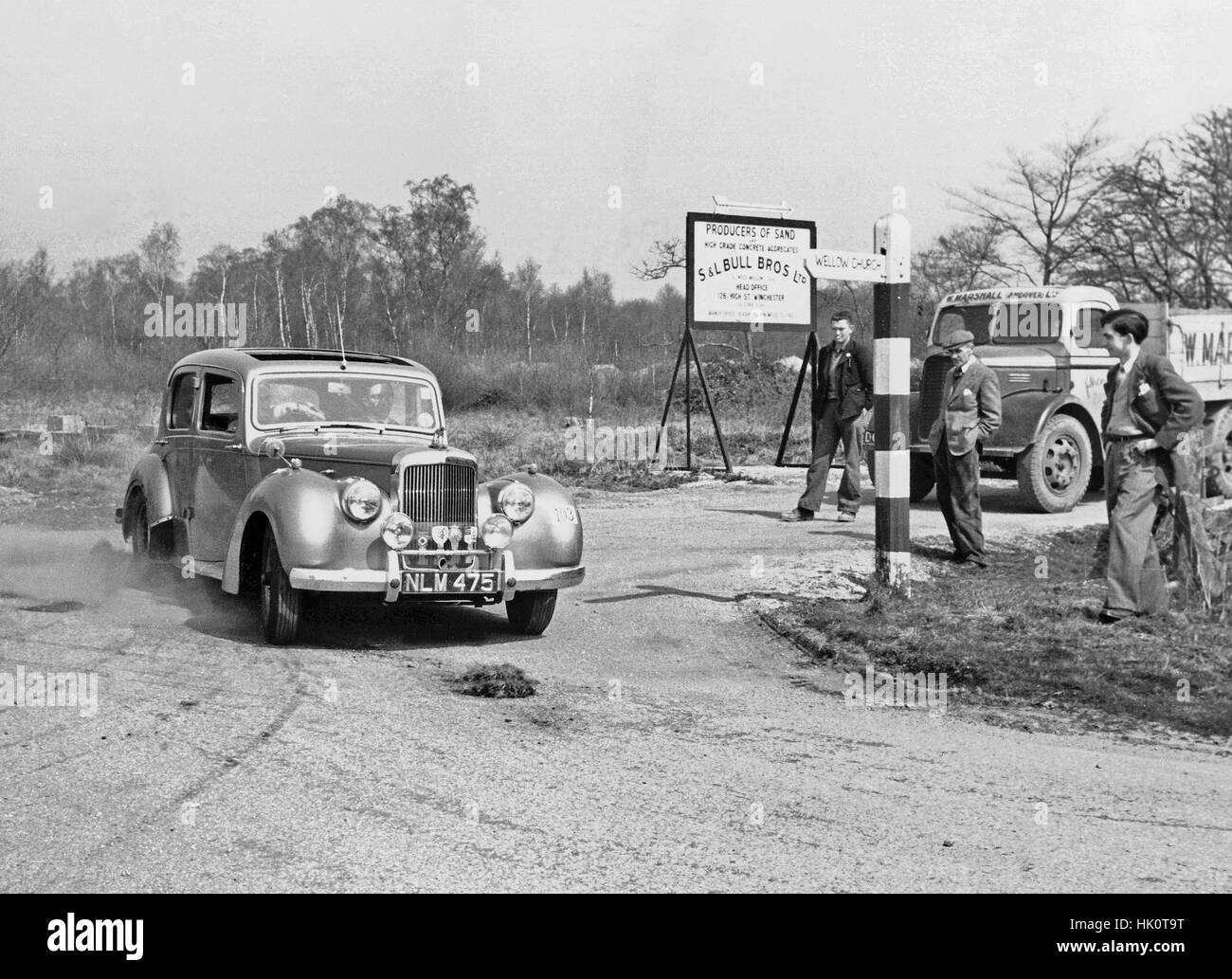 Alvis TA21 1953. LMC wenig Rallye 04.10.1954. J.b. Jacobs. Stockfoto