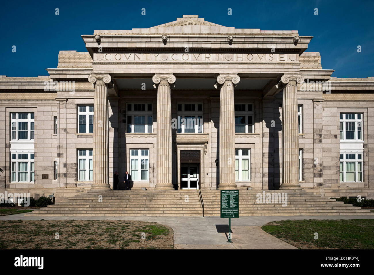 Rowan County Courthouse. Salisbury, NC Bezirk 19c Stockfoto