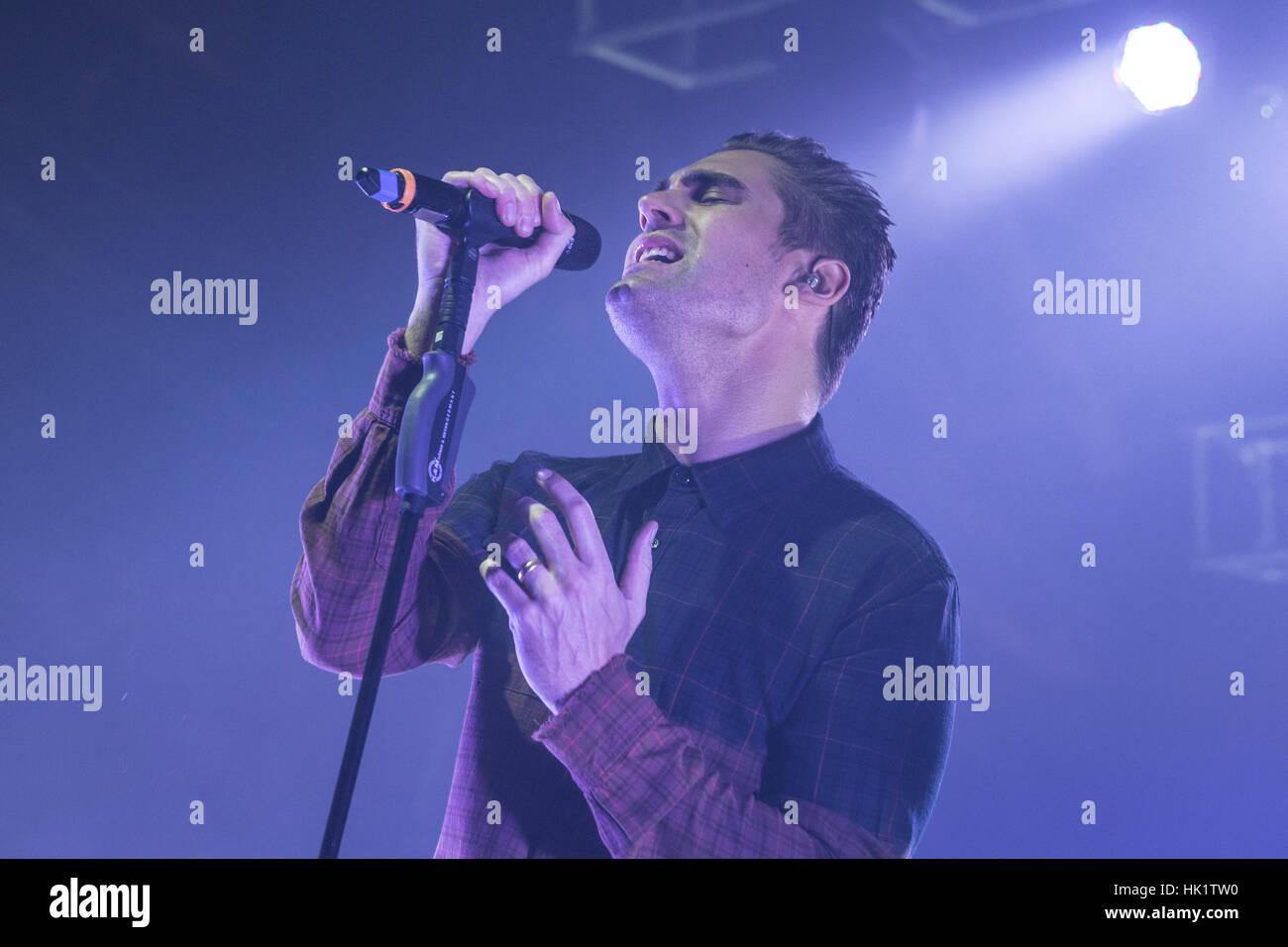 Bournemouth, UK. 4. Februar 2017. Busted führt live im Konzert in der O2 Academy Bournemouth, Dorset, England. Bildnachweis: Charlie Raven/Alamy Live-Nachrichten Stockfoto