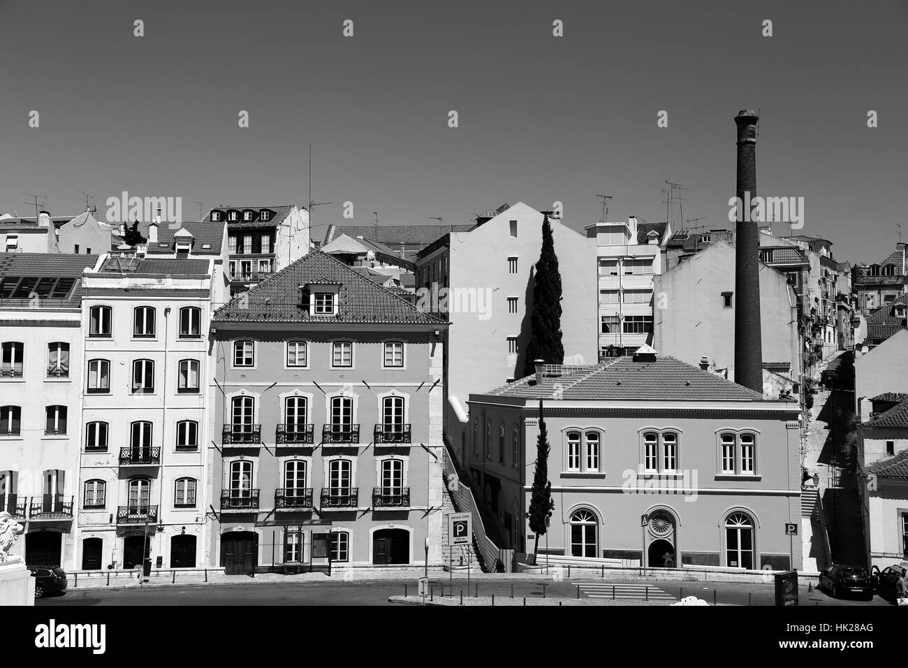 Bilder von Lissabon, Portugal. Lissabon-Architektur und Sehenswürdigkeiten. Stockfoto
