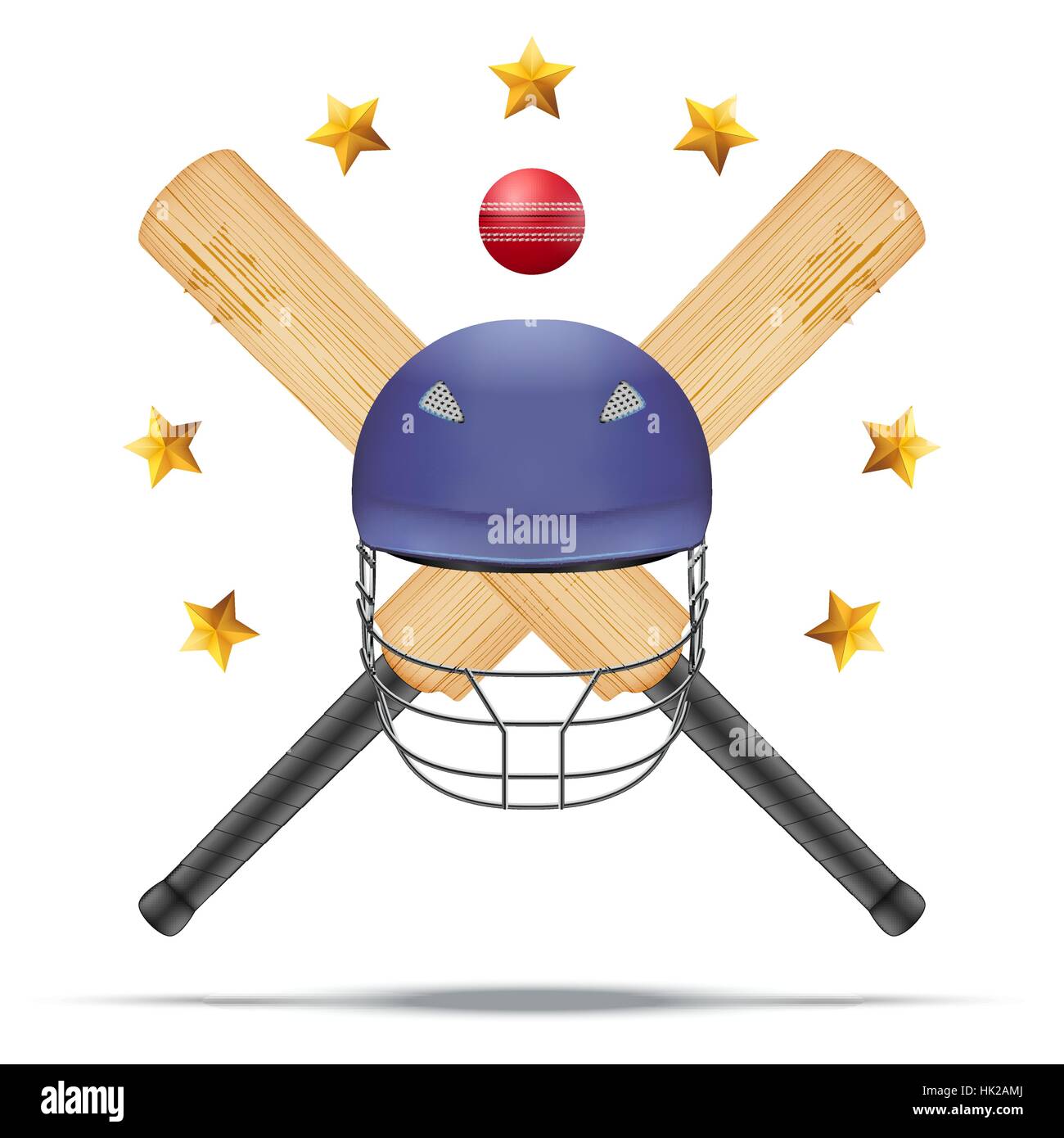 Vektor-Illustration von cricket Stock Vektor