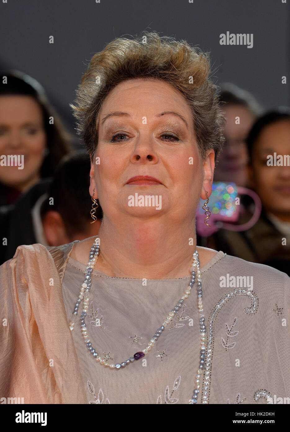 Anne Hegerty Teilnahme an der National Television Awards 2017 in der O2 London. Stockfoto