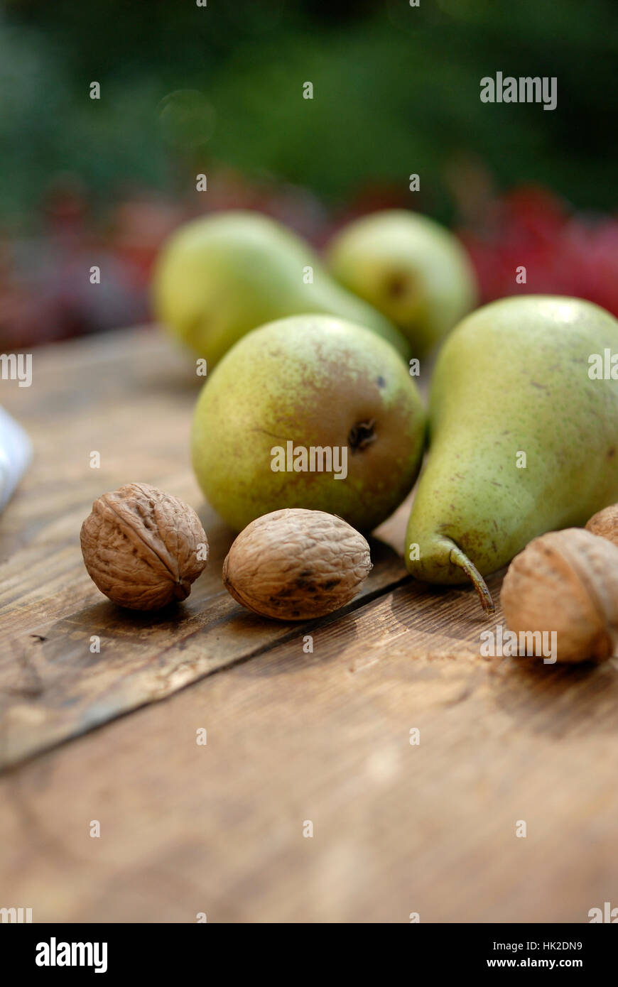 Obst, Nüssen, Birne, Birne, Birnen, Kompott, Herbst, Herbst, Obst ...