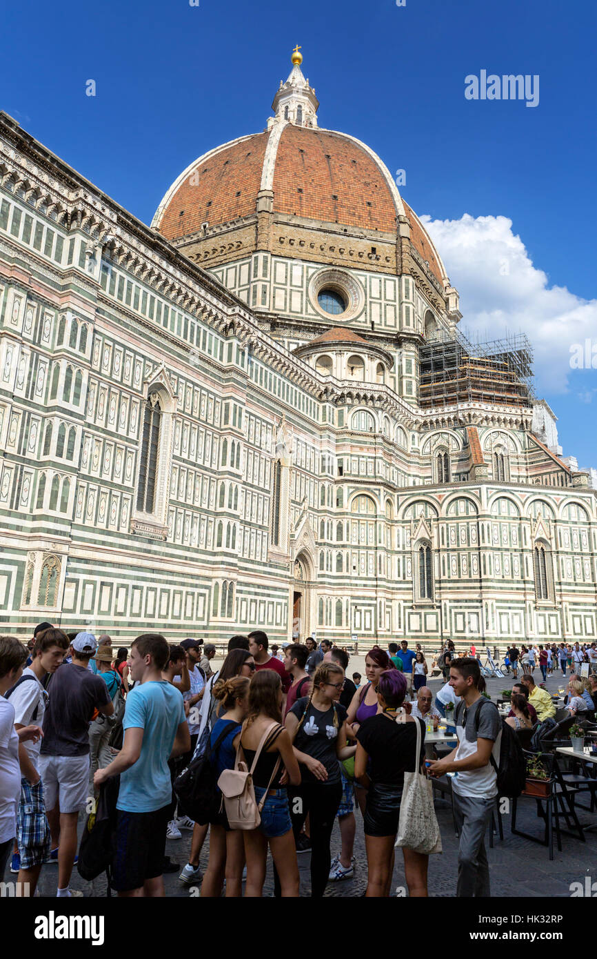 Dom Santa Maria del Fiore, Florenz, Toskana, Italien. Stockfoto