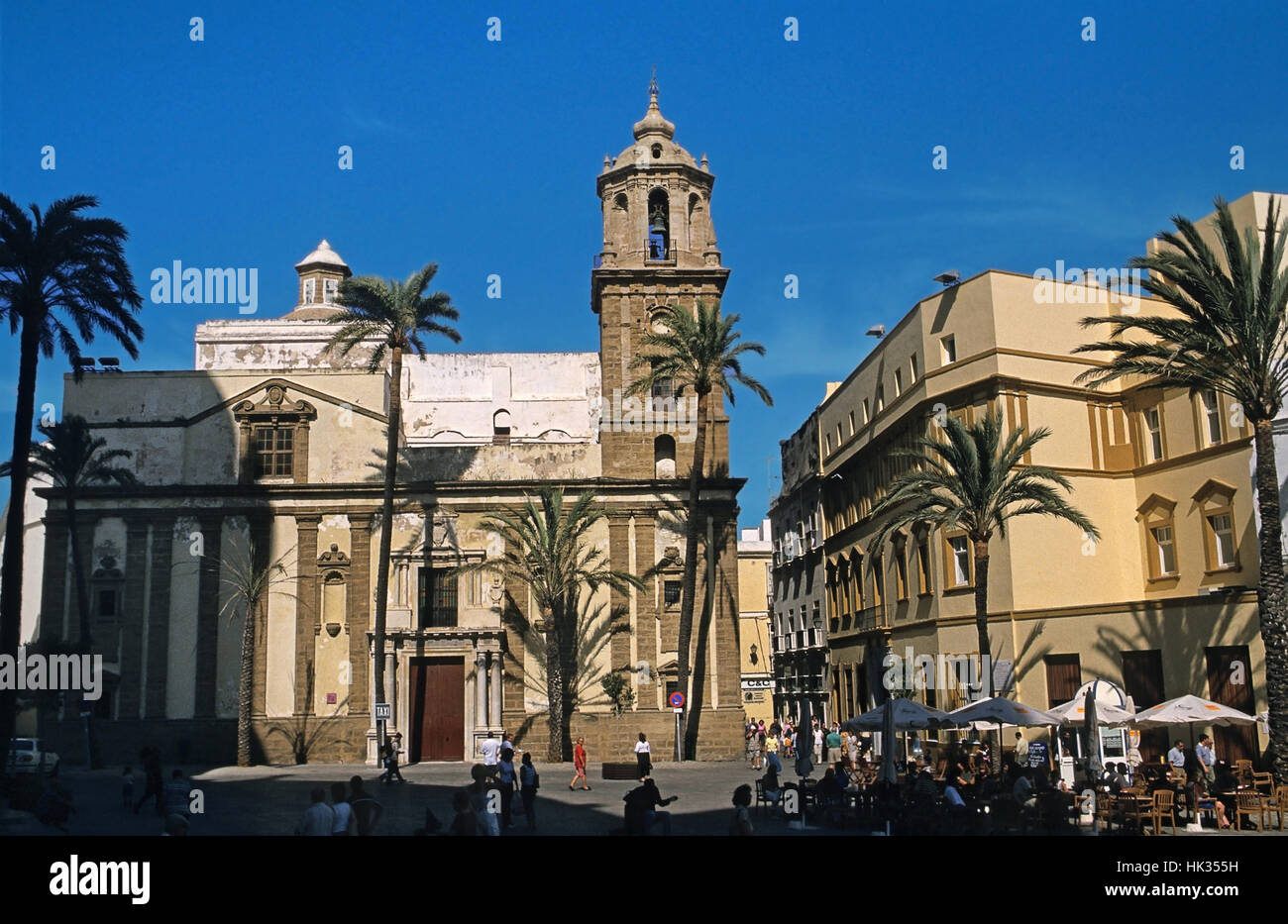 Domplatz, Cadiz, Spanien Stockfoto