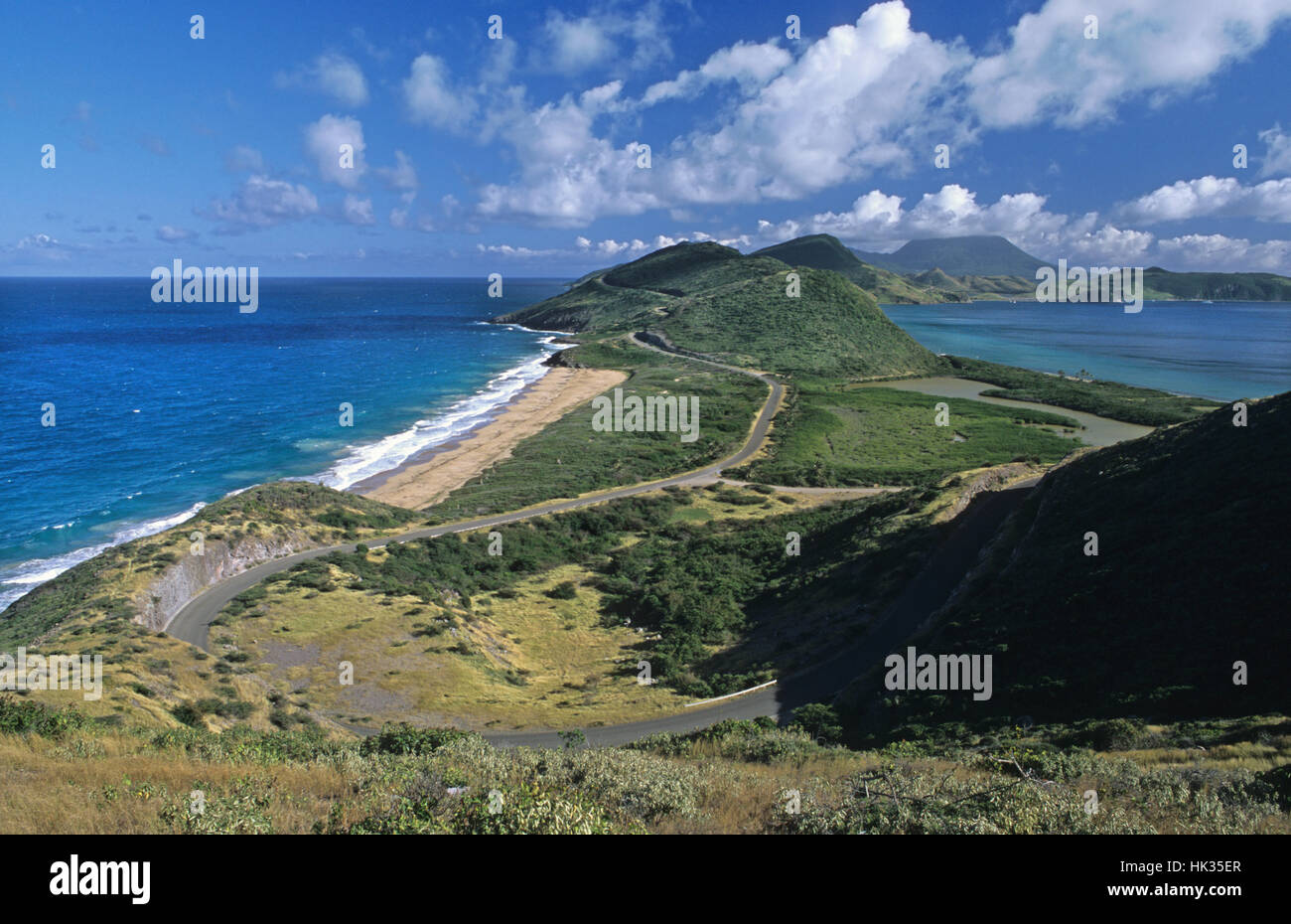 St. Kitts und Nevis, Suðurnes Caribbean Stockfoto