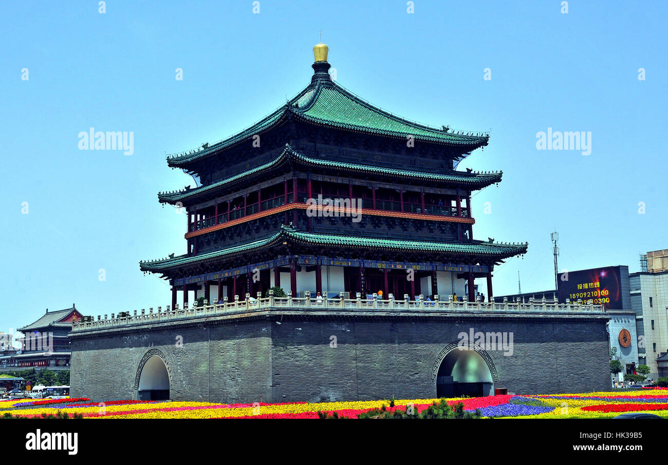 Glockenturm XI China Stockfoto