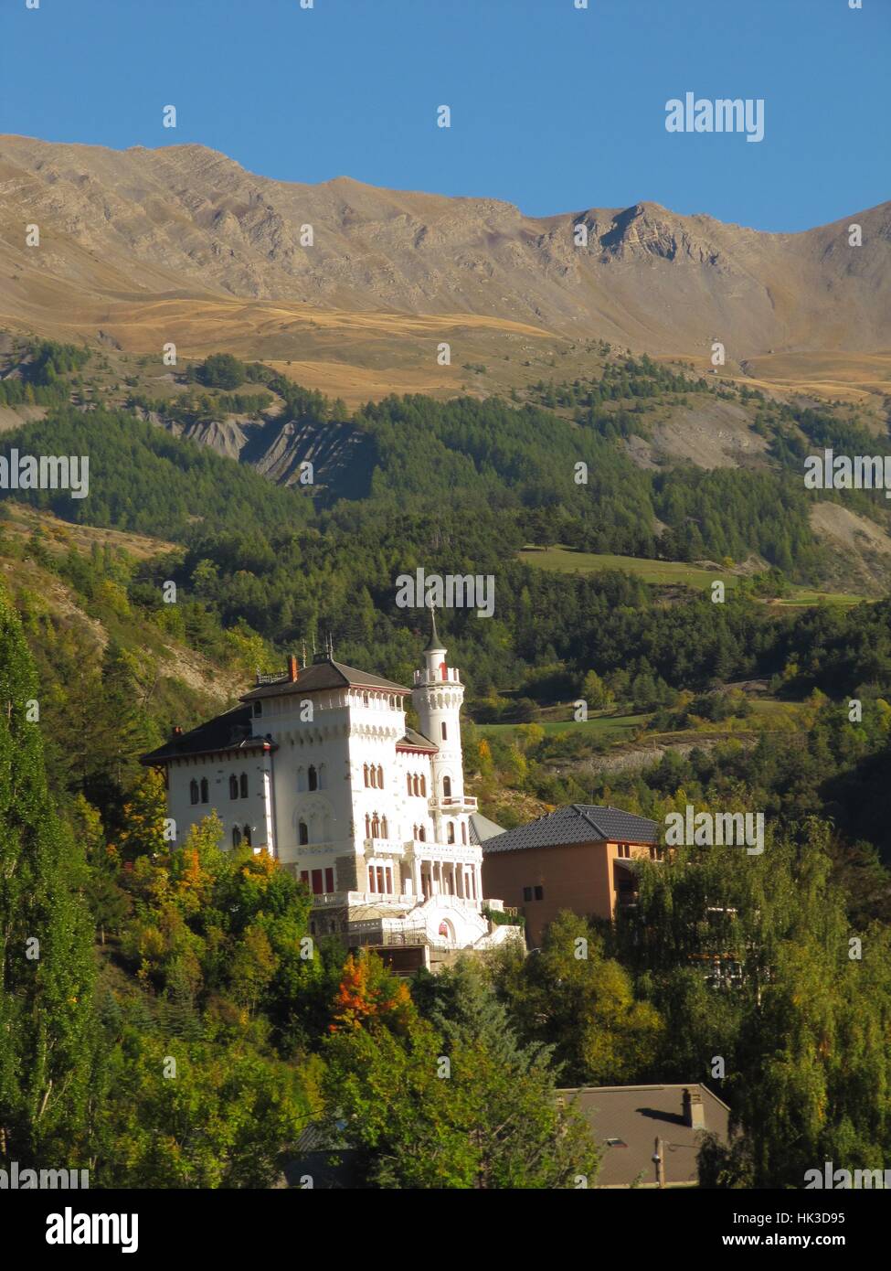 Alpen, Frankreich, Villa, Mexikanisch, Südfrankreich, französische, Franzsische Alpen, haute Stockfoto