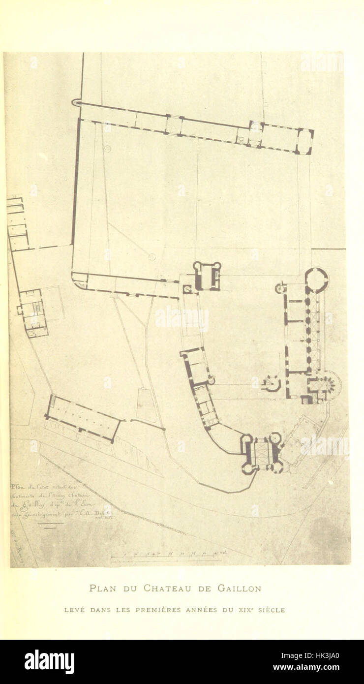 Bild von Seite 15 von "La Chapelle de Gaillon et Les Fresques d ' Andrea Solario. (Extrait du Bulletin De La Société des Amis des Arts du Département de l'Eure.) " Bild von Seite 15 von "La Chapell Stockfoto