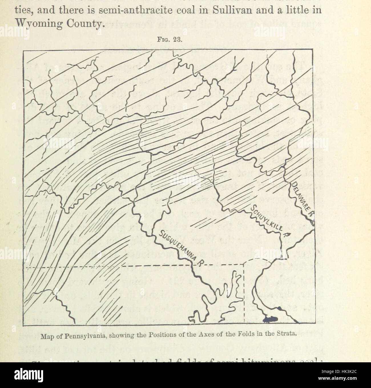 Bild von Seite 151 ' [Kohle-Regionen von Amerika, deren Topographie, Geologie und Entwicklung. Mit einer farbigen geologischen Karte von Pennsylvania... und zahlreichen anderen Karten und Abbildungen.] " Bild von Seite 151 ' [Kohle-Regionen Stockfoto