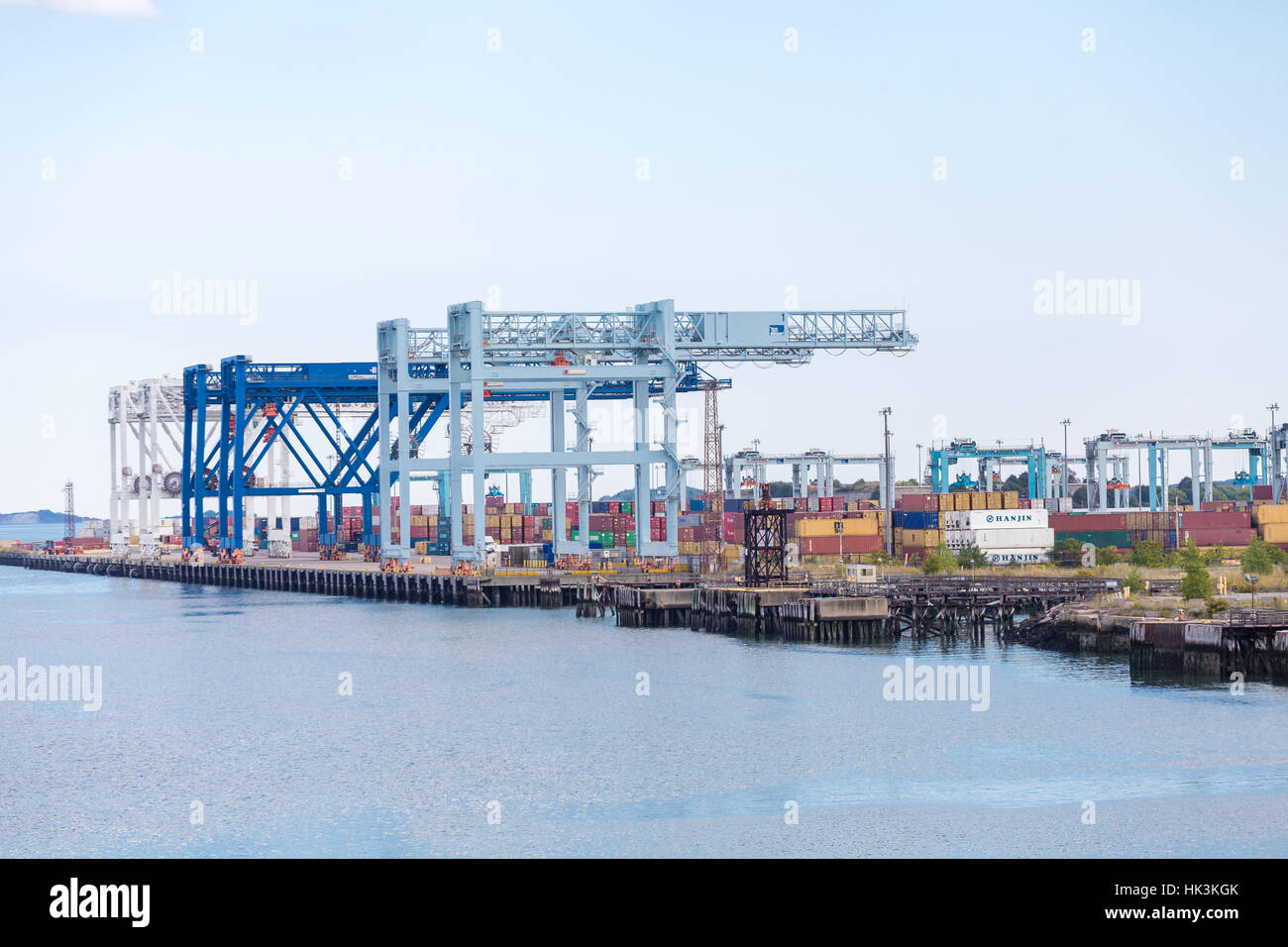 Fracht-Betrieb in der Nähe von Boston Stockfoto