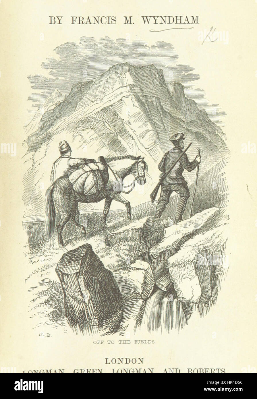 Bild von Seite 11 von "Wild Life an der Fjelds von Norwegen. [Mit Chromo-Lithographien und Karten]. " Bild von Seite 11 von "Wild Stockfoto