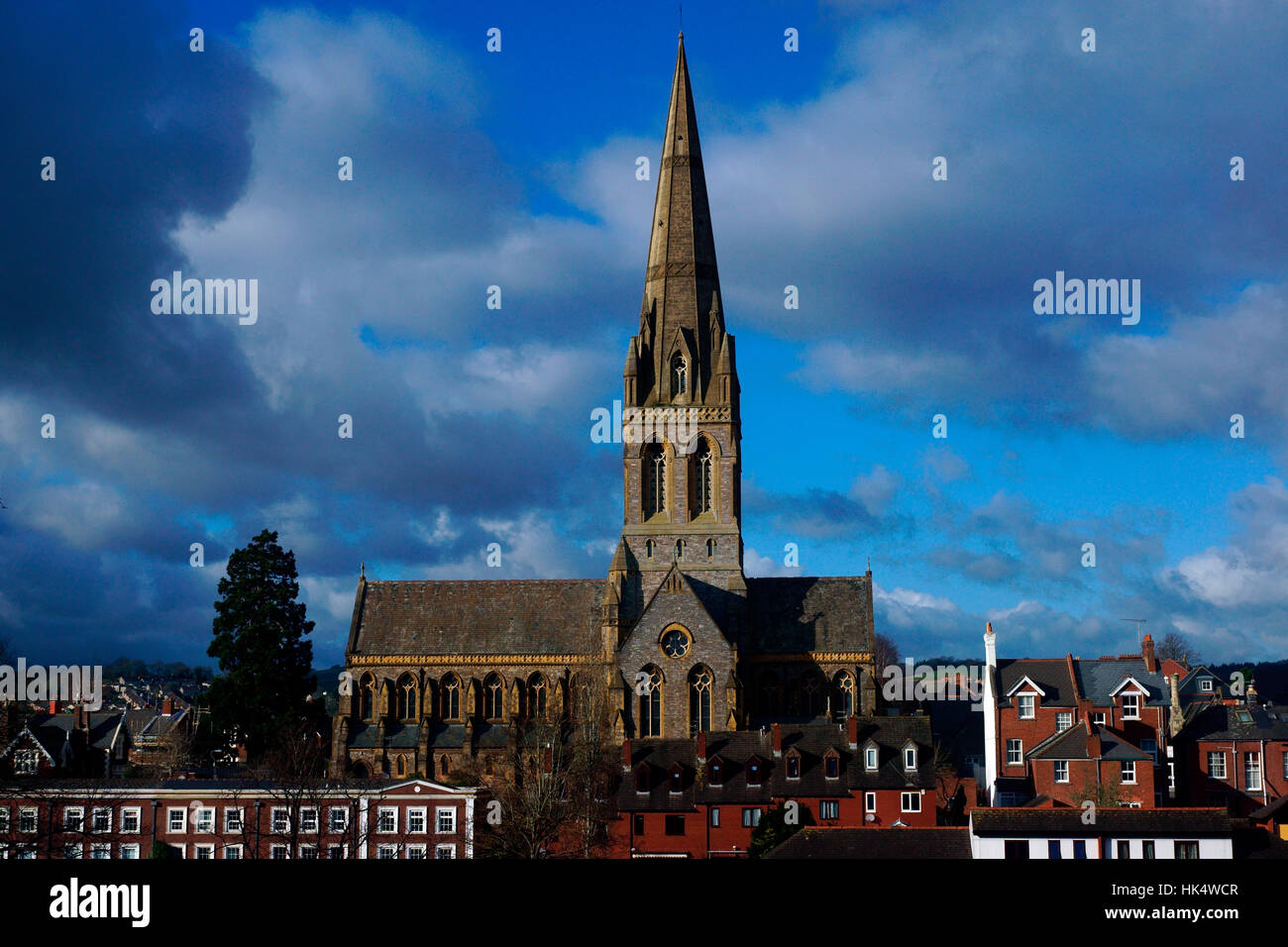 ST MICHAEL ALL ANGELS CHURCH Stockfoto