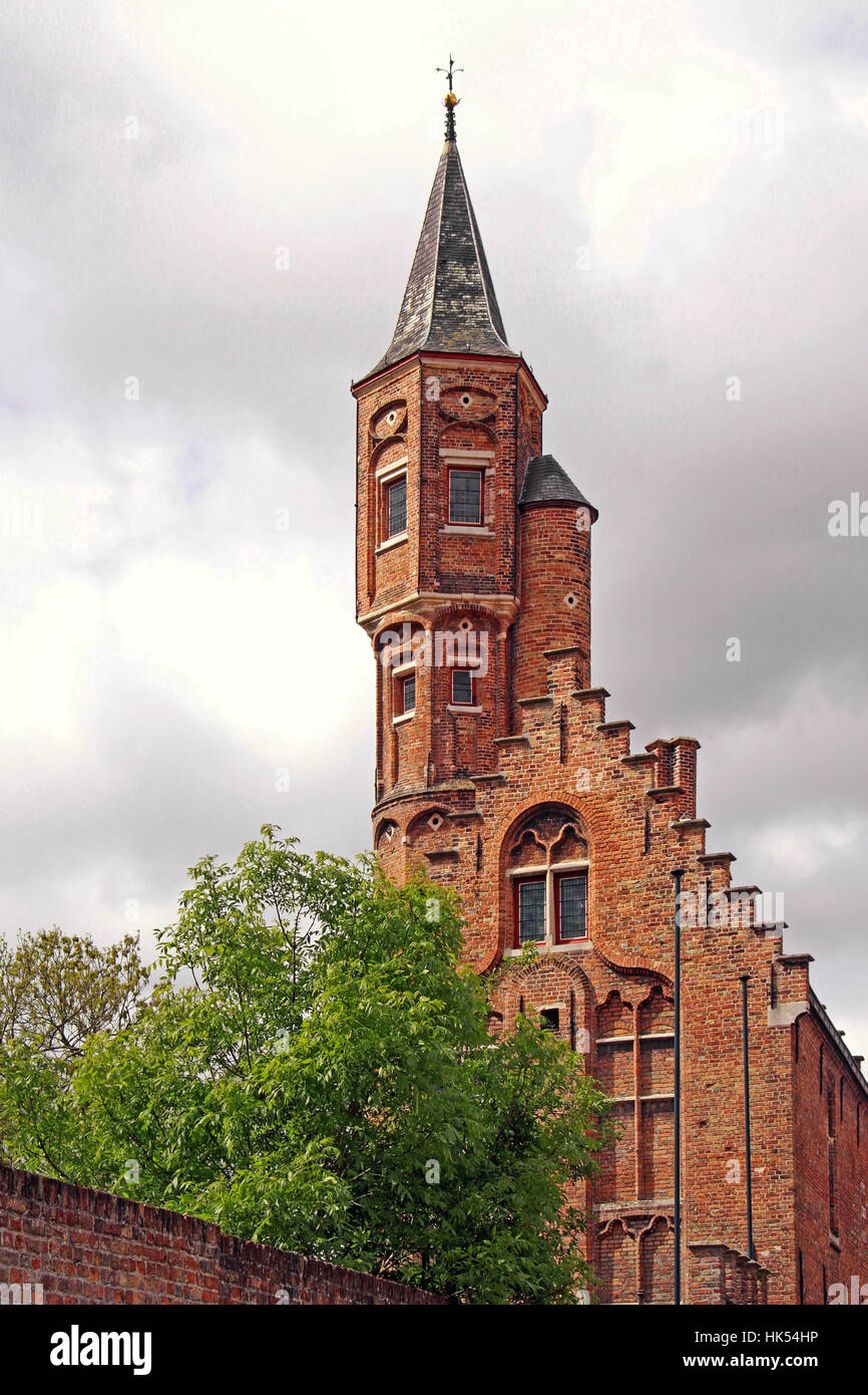 Saint, Turm, historische, alte Stadt, Sightseeing, Belgien, Touristenattraktion, Stockfoto