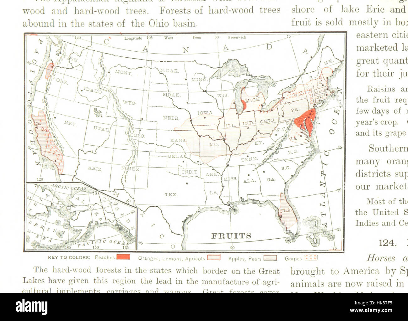 Bild entnommen Seite 138 von "Advanced Geography" Bild entnommen Seite 138 der "Advance Stockfoto