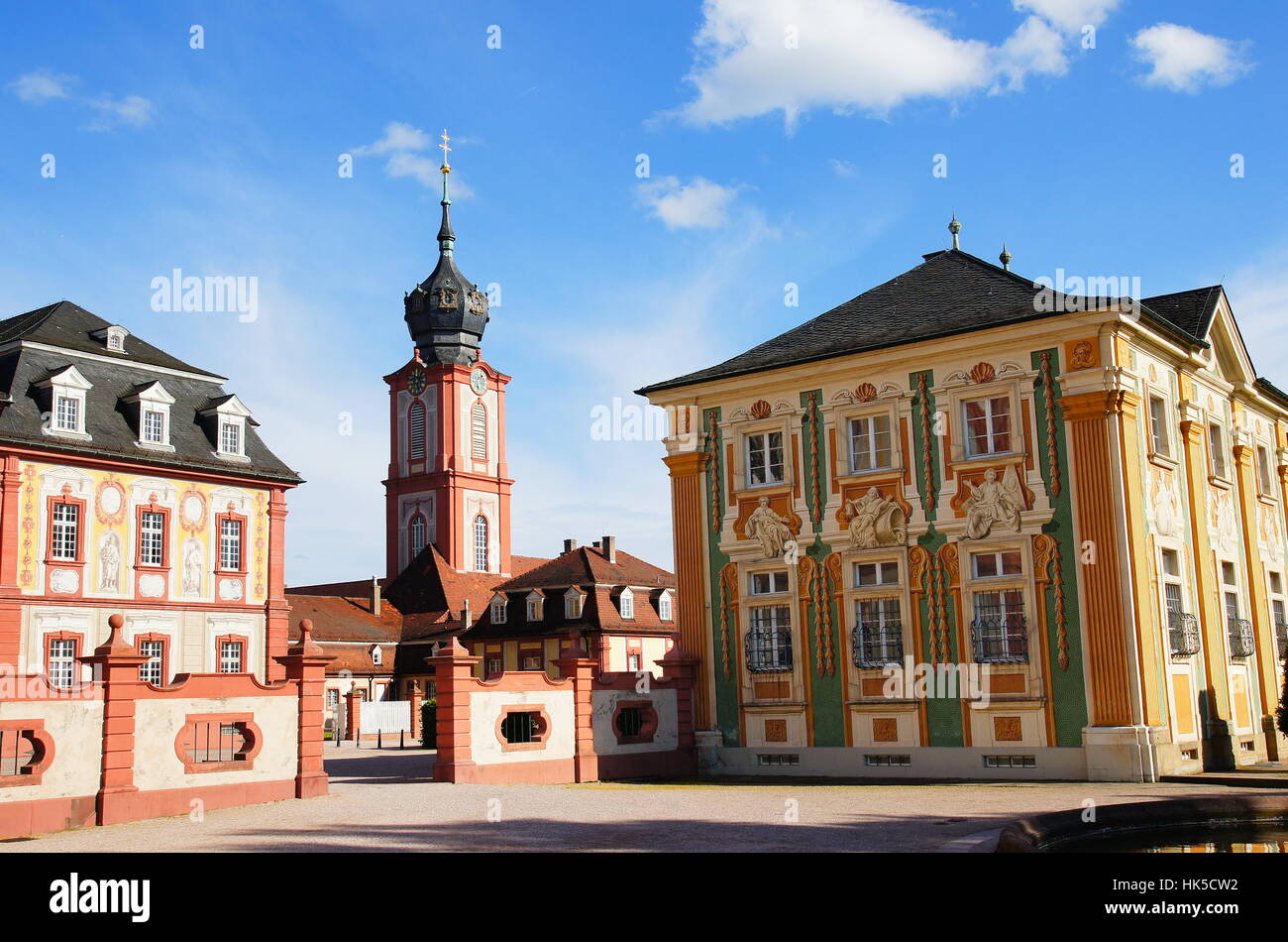 Kirche, Stil der Architektur, Baustil, Bau, Skulpturen, Stockfoto