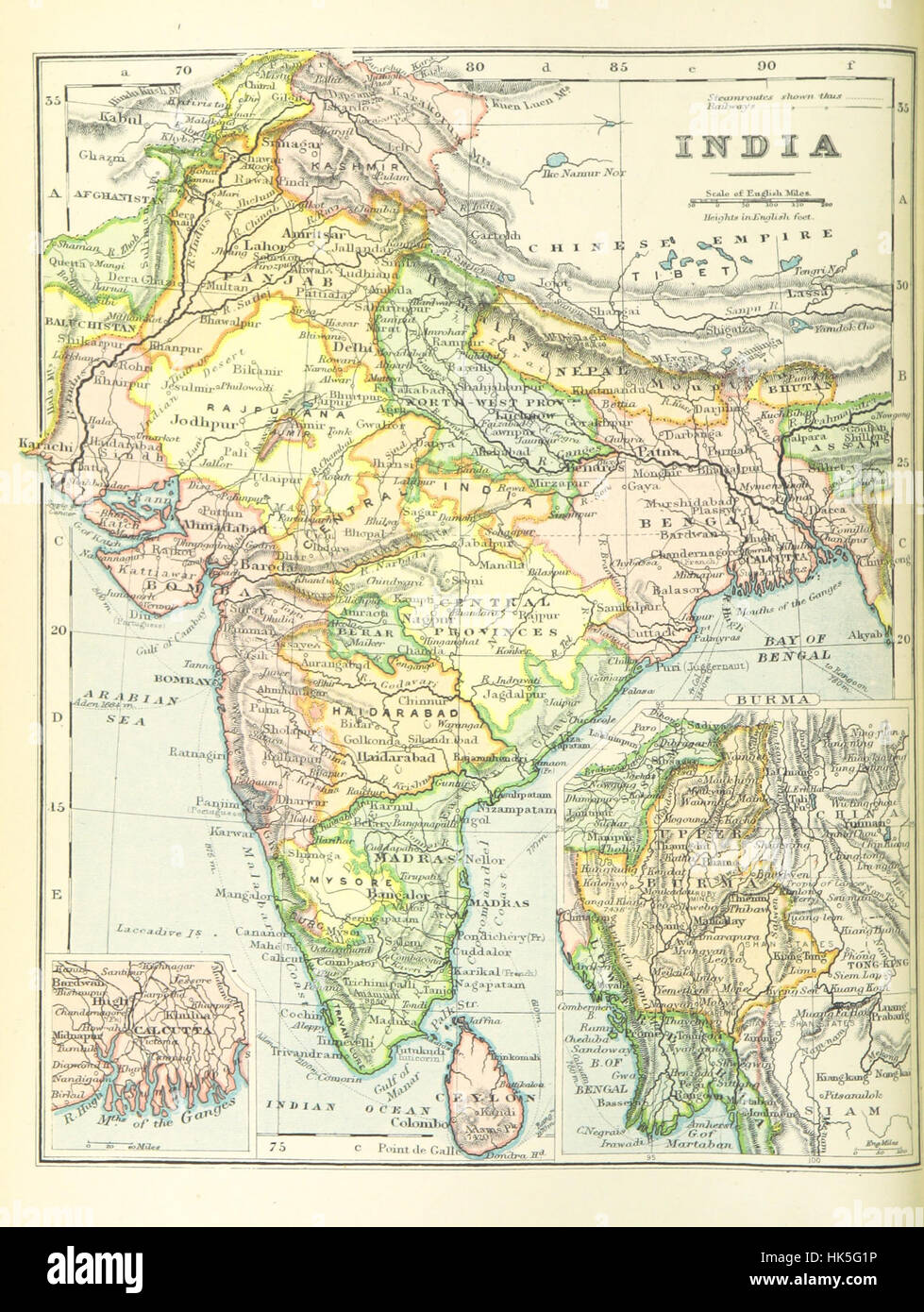 Bild von Seite 20 der "britischen Besitzungen und Kolonien. [Mit Maps.] " Bild von Seite 20 der "britischen Besitzungen Stockfoto