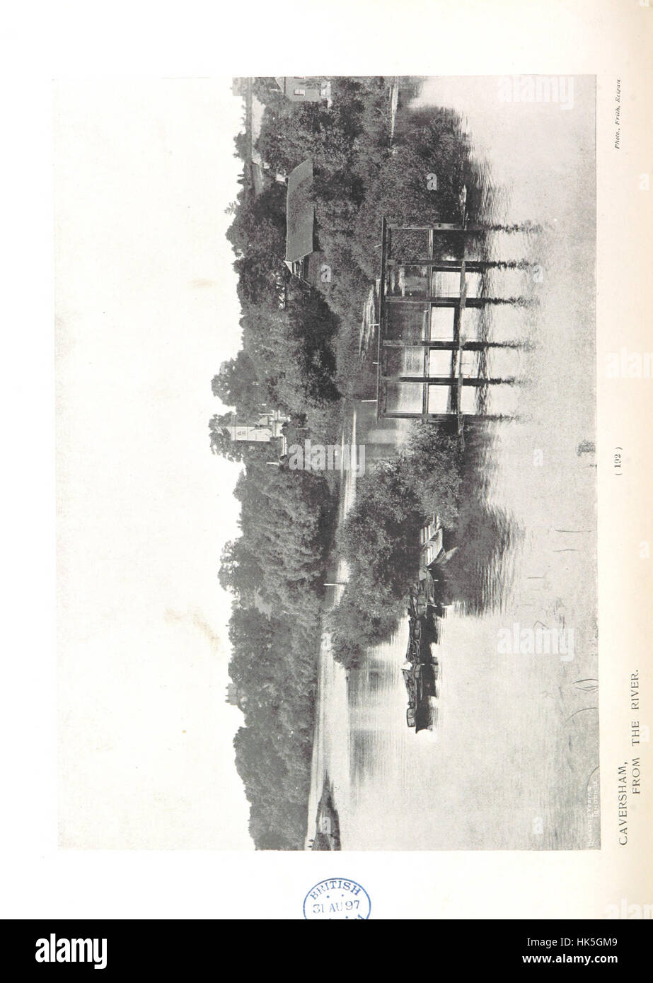 Bild entnommen Seite 202 von ' The Thames illustriert. Eine malerische Reise von Richmond nach Oxford "Bild entnommen Seite 202 von ' The Thames ich Stockfoto