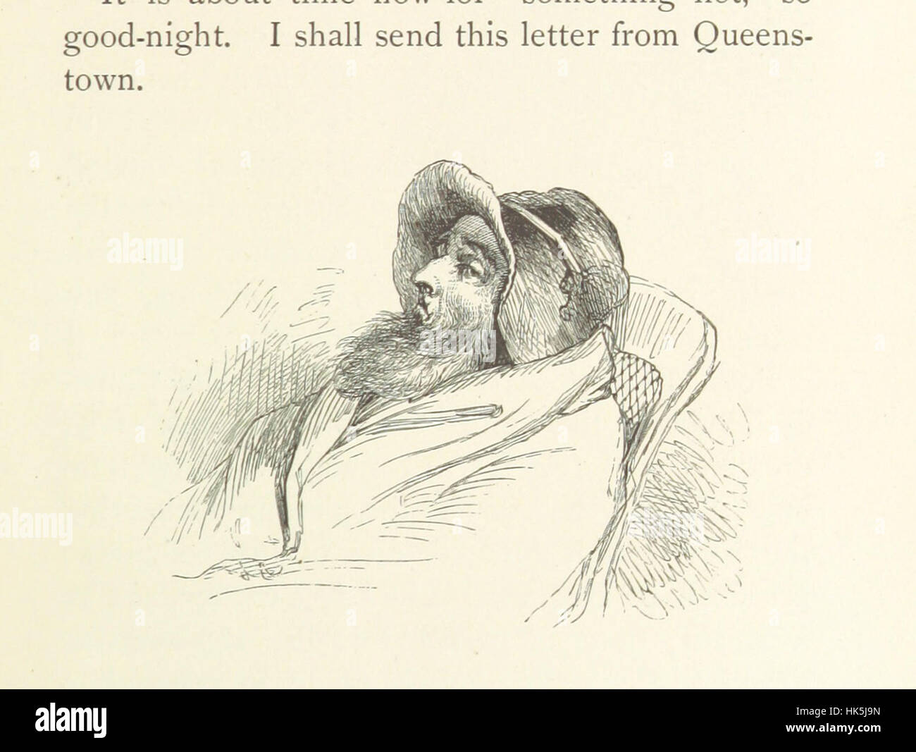 Skizzen im Ausland mit Feder und Bleistift, etc. Bild von Seite 21 des "Skizzen Abr Stockfoto