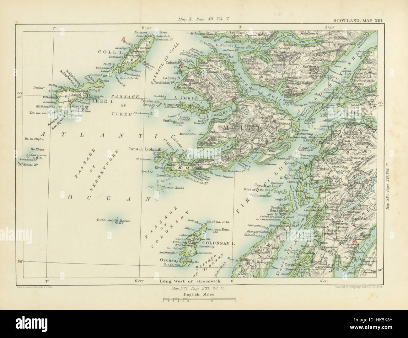 Bild von Seite 214 "[Cassell es Gazetteer von Großbritannien und Irland... Mit zahlreichen Abbildungen und sechzig Karten.] " Bild von Seite 214 "[Cassell es Gazett Stockfoto