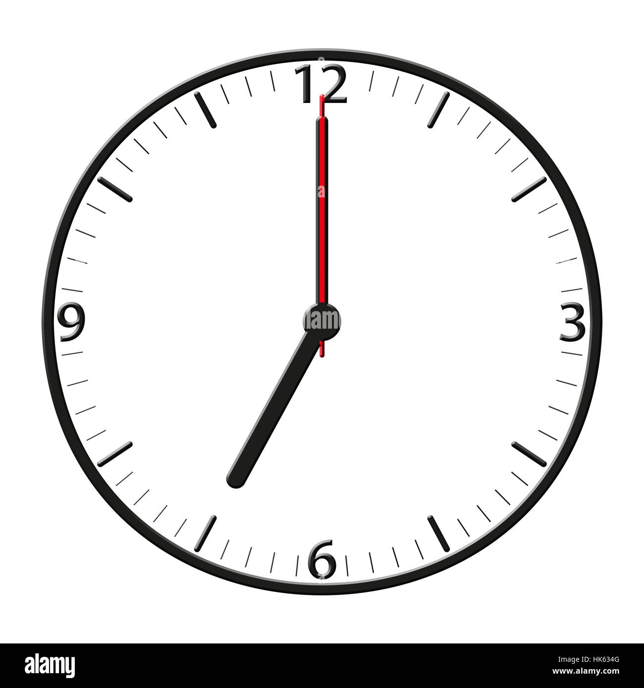 Uhr, Datum, Uhrzeit, Zeitanzeige, Sekunden, Minuten, Stunden, Stunde, Minute, Stockfoto