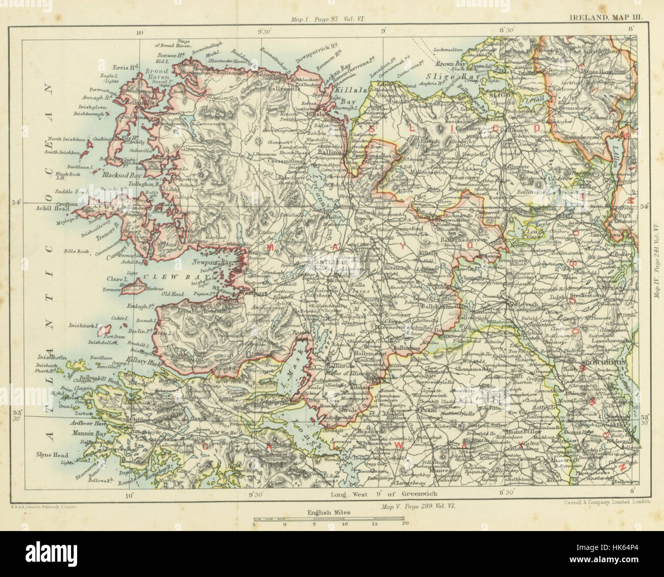 Abbildung Seite 218 von entnommen "[Cassell es Gazetteer von Großbritannien und Irland... Mit zahlreichen Abbildungen und sechzig Karten.] " Abbildung Seite 218 von entnommen "[Cassell es Gazett Stockfoto