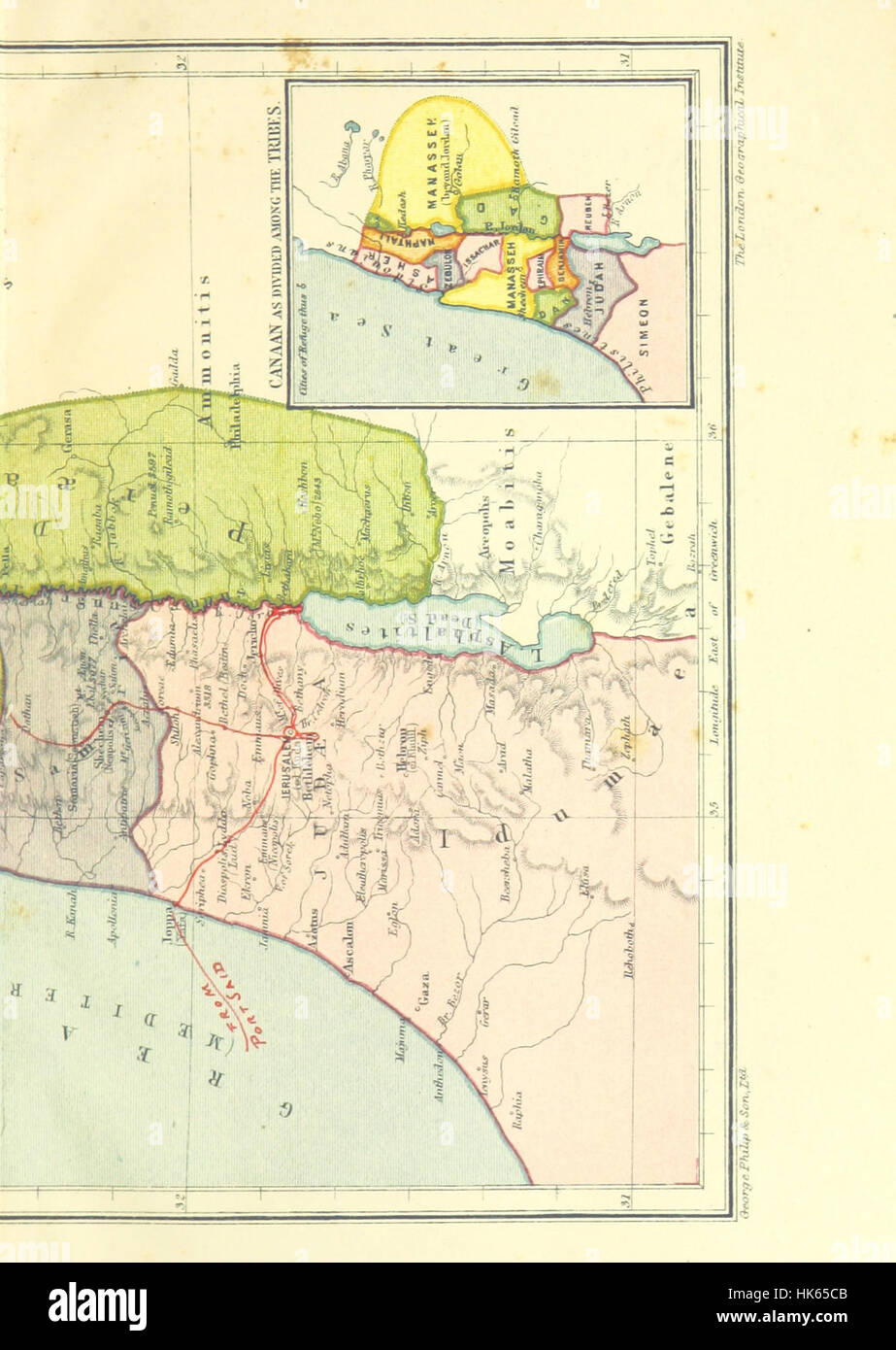 Bild entnommen Seite 221 von ' Tagebuch der Reise durch Palästina, 1898. [Einleitenden Hinweis des Autors unterzeichnet: M. A. B. Mit Platten und einer Karte.] " Bild entnommen Seite 221 des "Tagebuch der Tra Stockfoto