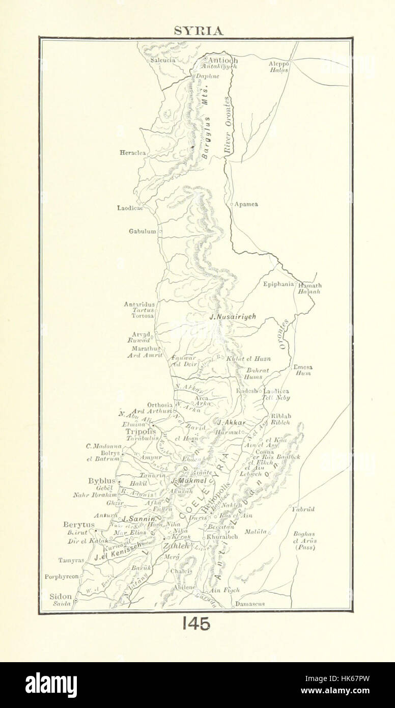 Bild entnommen Seite 231 von "das Heilige Land in Geographie und Geschichte. [Mit Karten und Plänen.] " Bild entnommen Seite 231 von "der Stockfoto