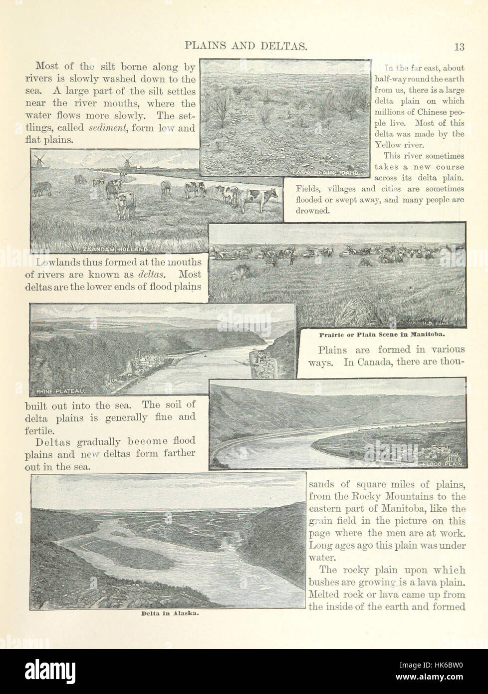 Bild von Seite 25 des "Neuen kanadischen Geographie speziell abgestimmt für den Einsatz in öffentlichen und High Schools" Bild von Seite 25 des "neuen kanadischen Geograp Stockfoto