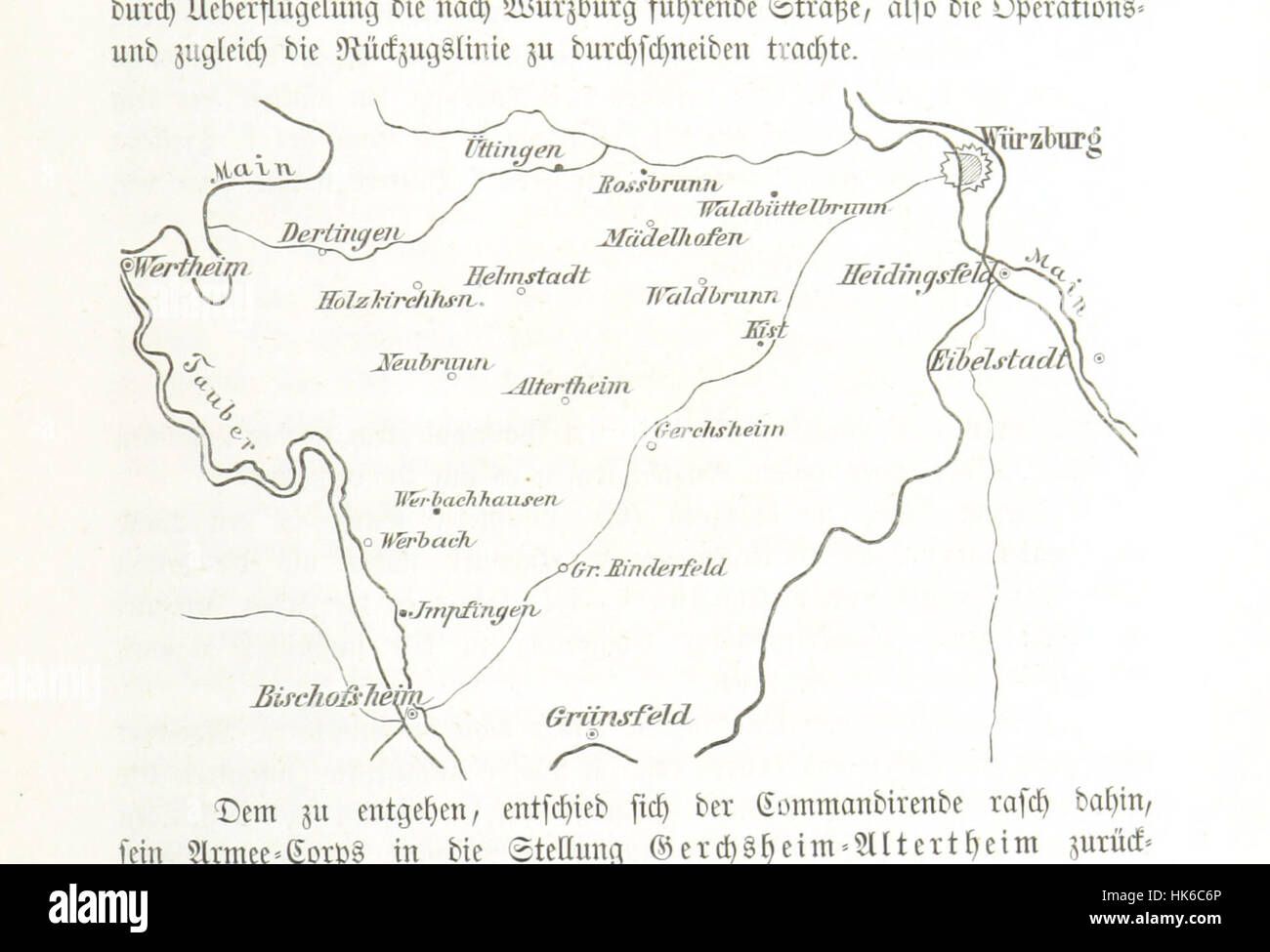 Bild entnommen Seite 251 von "Der Deutsche Krieg von 1866' Bild entnommen Seite 251" Der Deutsc Stockfoto