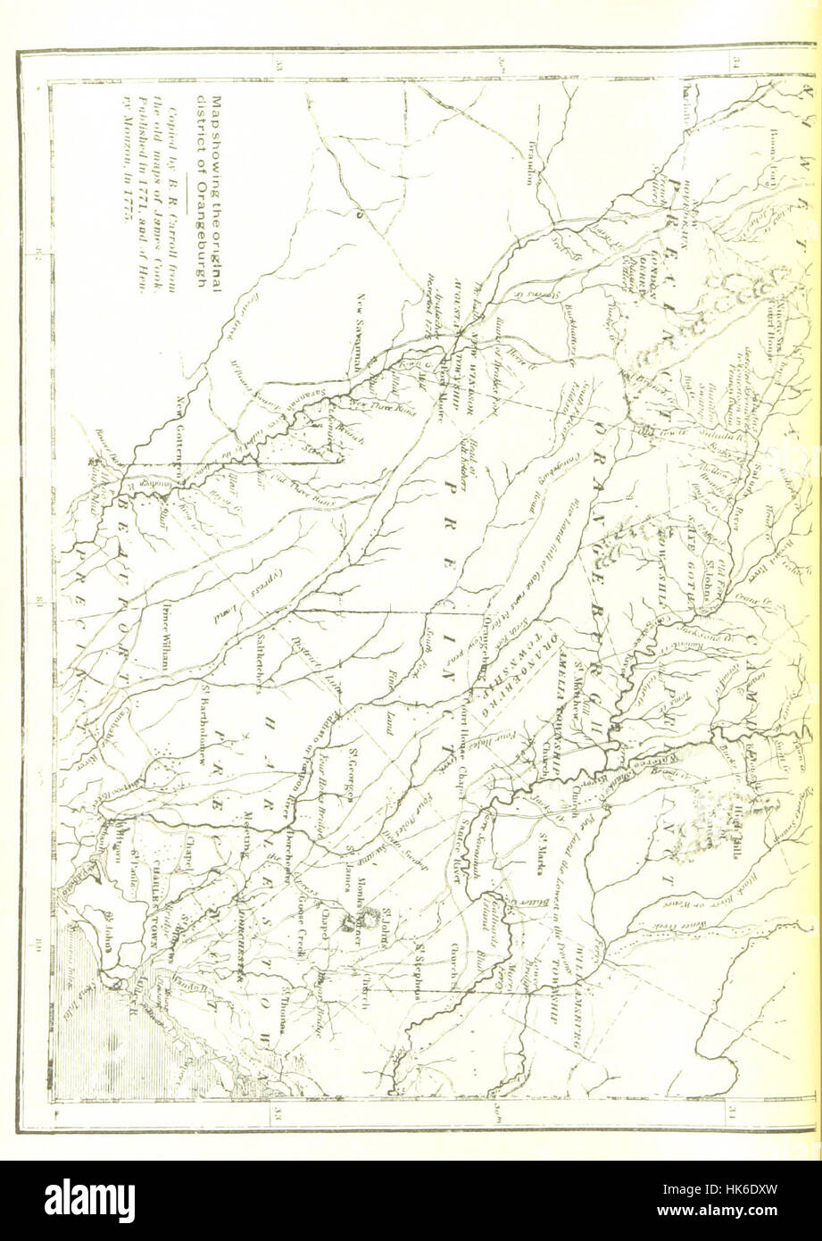 Bild von Seite 26 von "The Geschichte von Orangeburg County, South Carolina, von der ersten Siedlung bis zum Ende des Unabhängigkeitskrieges" Bild entnommen Seite 26 von "The History o Stockfoto