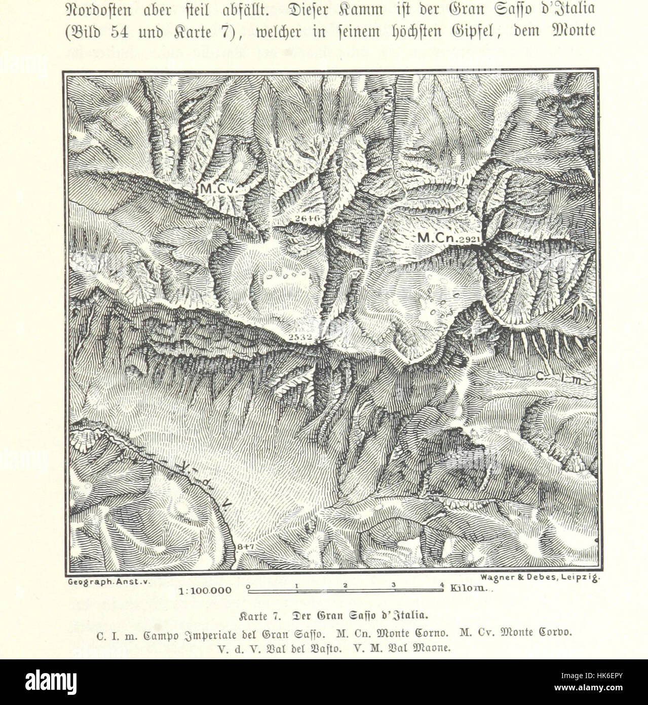 Bild von Seite 265 ' sterben Hochgebirges der Erde... Mit Titelbild in Farbendruck, 148 Abbildungen Und 15 Karten "Bild von Seite 265 ' sterben Hochgebi Stockfoto