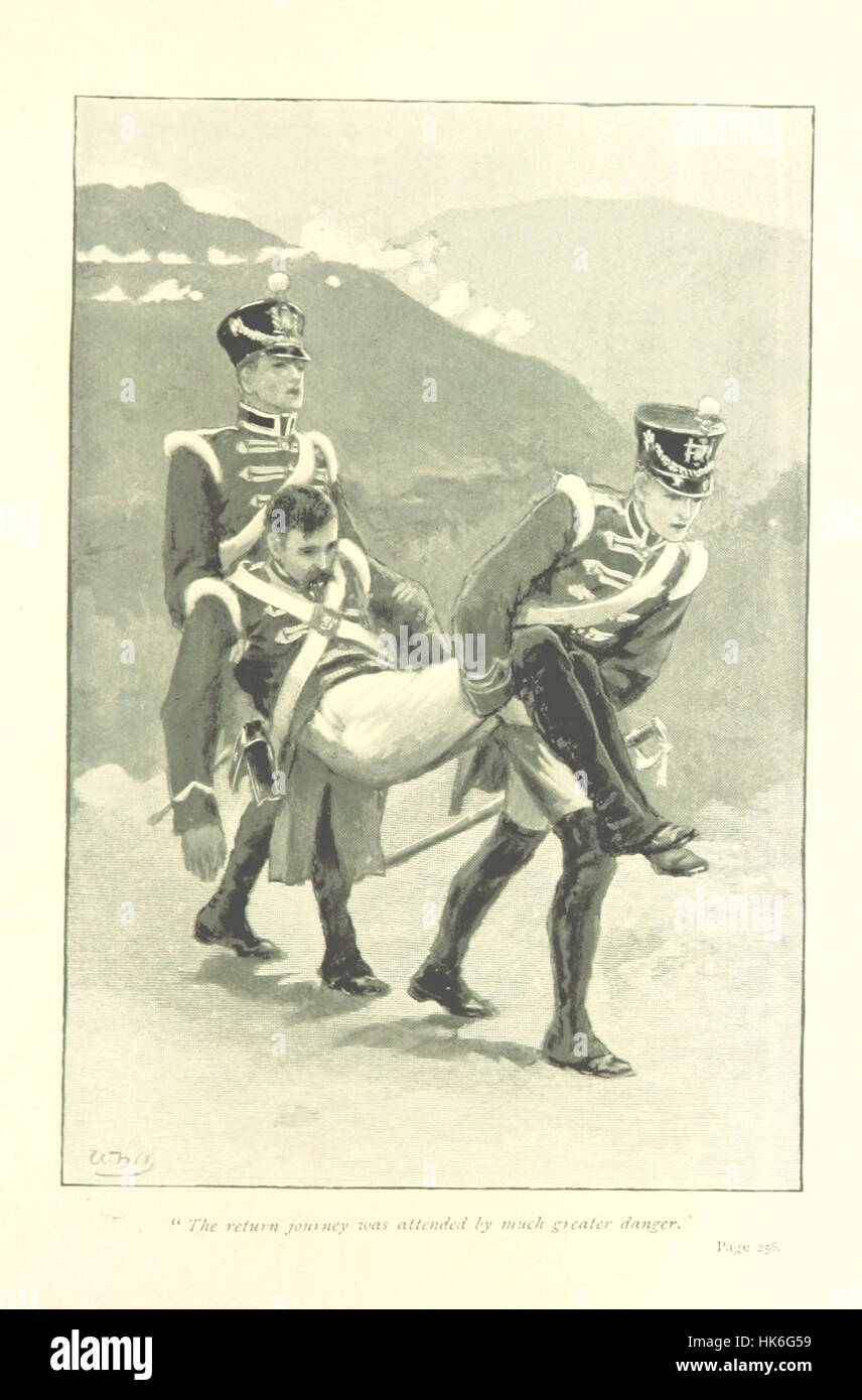 Soldaten der Legion: eine Geschichte von der Carlist Krieg Bild entnommen Seite 271 der "Soldaten-o Stockfoto