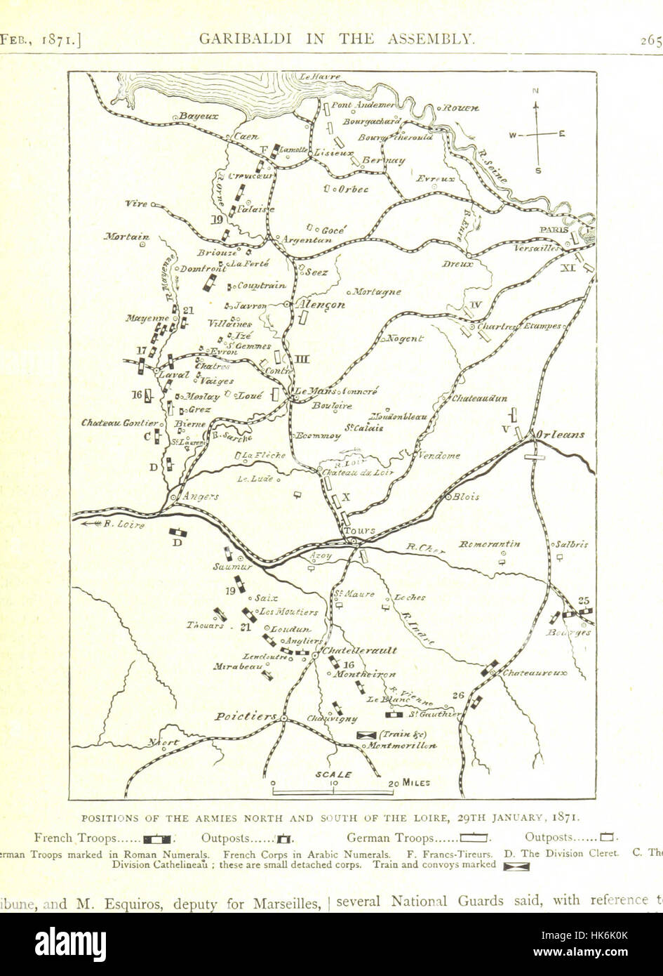 Bild von Seite 287 "Cassell es Geschichte des Krieges zwischen Frankreich und Deutschland. 1870-1871' Bild von Seite 287 "Cassell es Hi Stockfoto