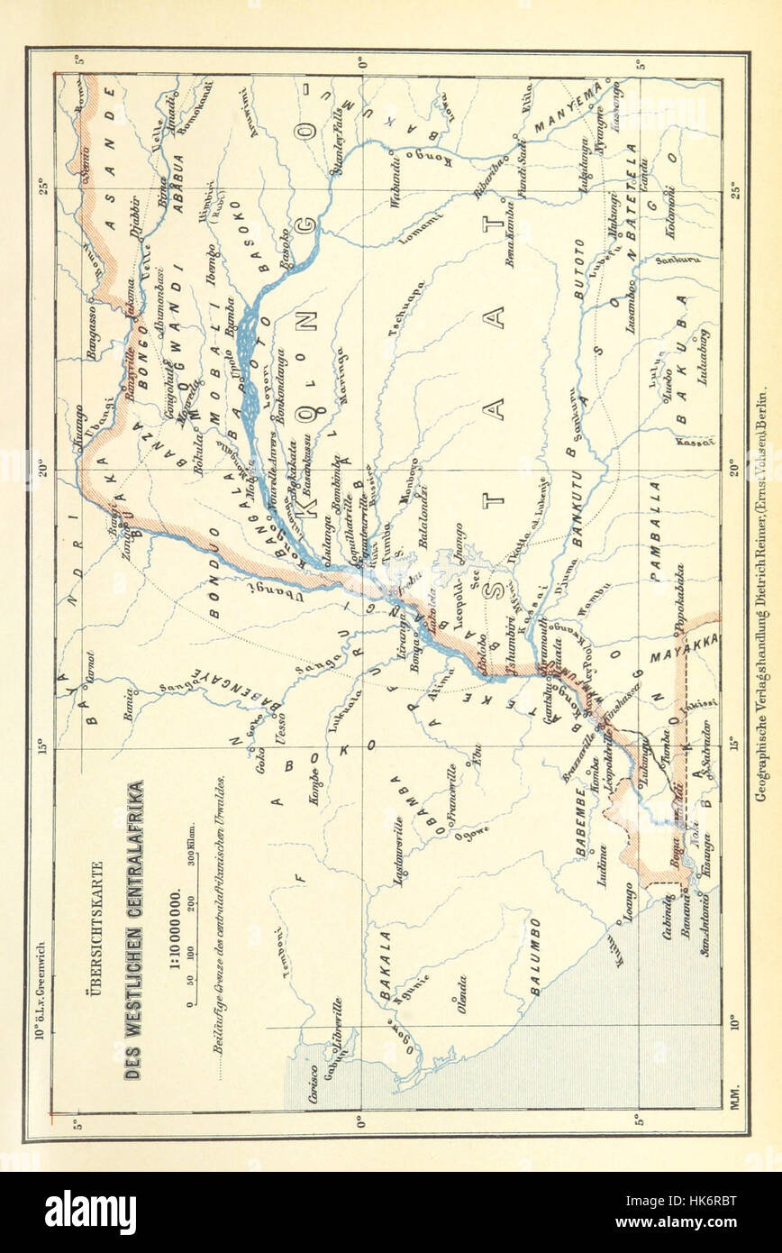 Bild von Seite 311 der im Afrikanischen Urwaldrelikt genommen. Meine Reise Nach Dem Kongo Und der Mongalla Im Jahre 1896... Mit... 87 Lichtdrucktafeln Und 3 Karten "Bild von Seite 311 der im Afrikanischen Stockfoto