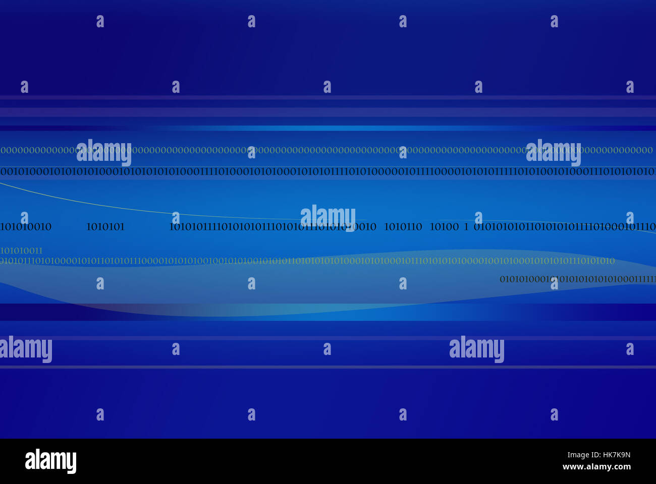 Hintergrund blau Binär-code Stockfoto