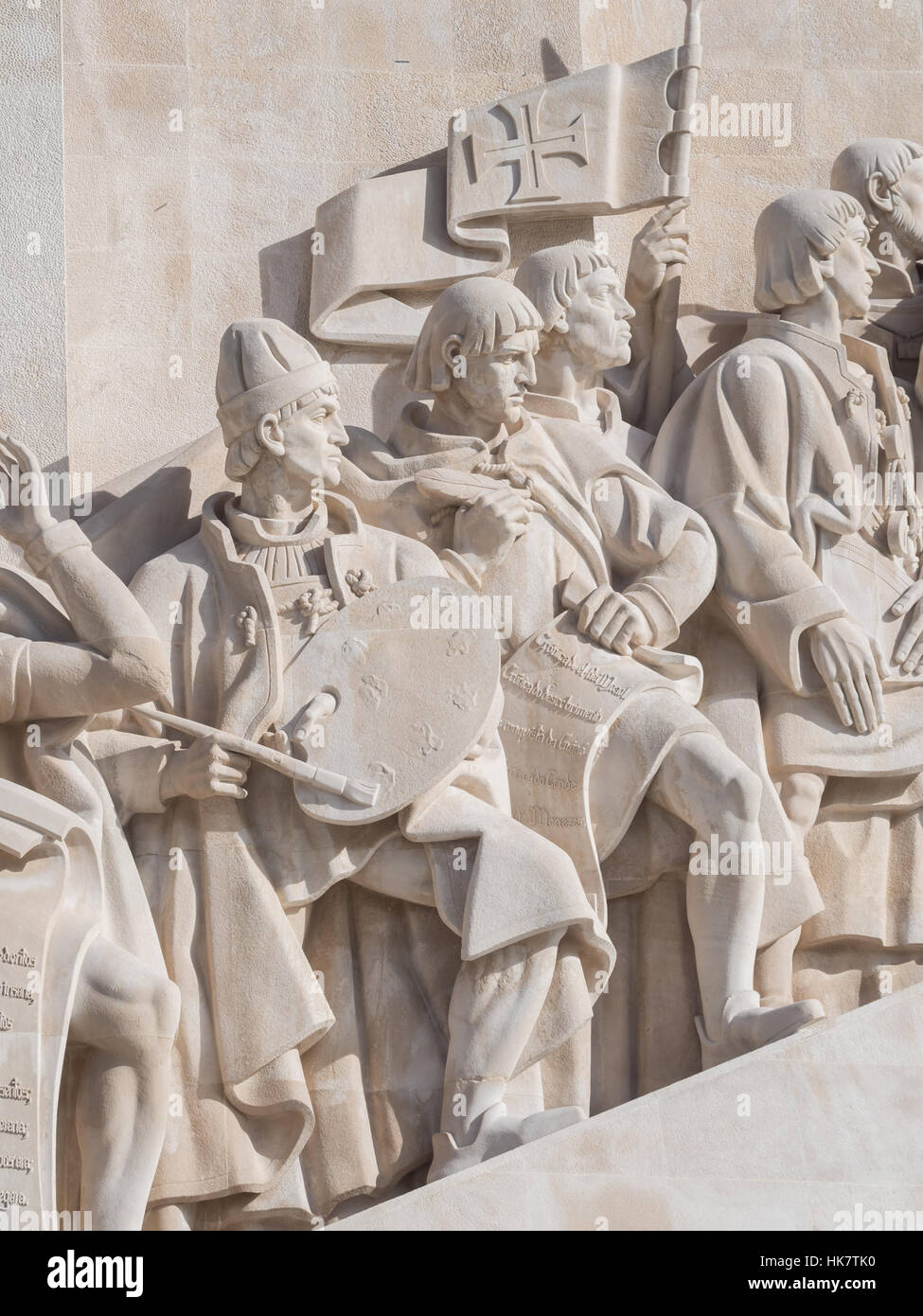 Denkmal der Entdeckungen der neuen Welt in Belem, Lissabon, Portugal. Stockfoto