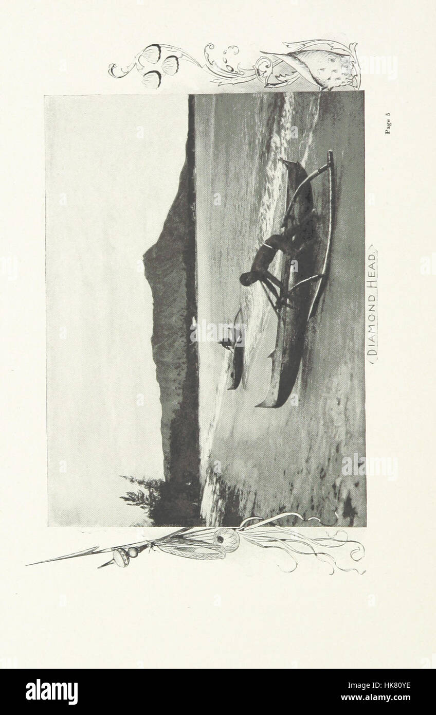 Bild aus „Hawaii: Unsere neuen Besitztümer“, das Hawaii als neu annektiertes Territorium darstellt. Entnommen von Seite 36. Stockfoto