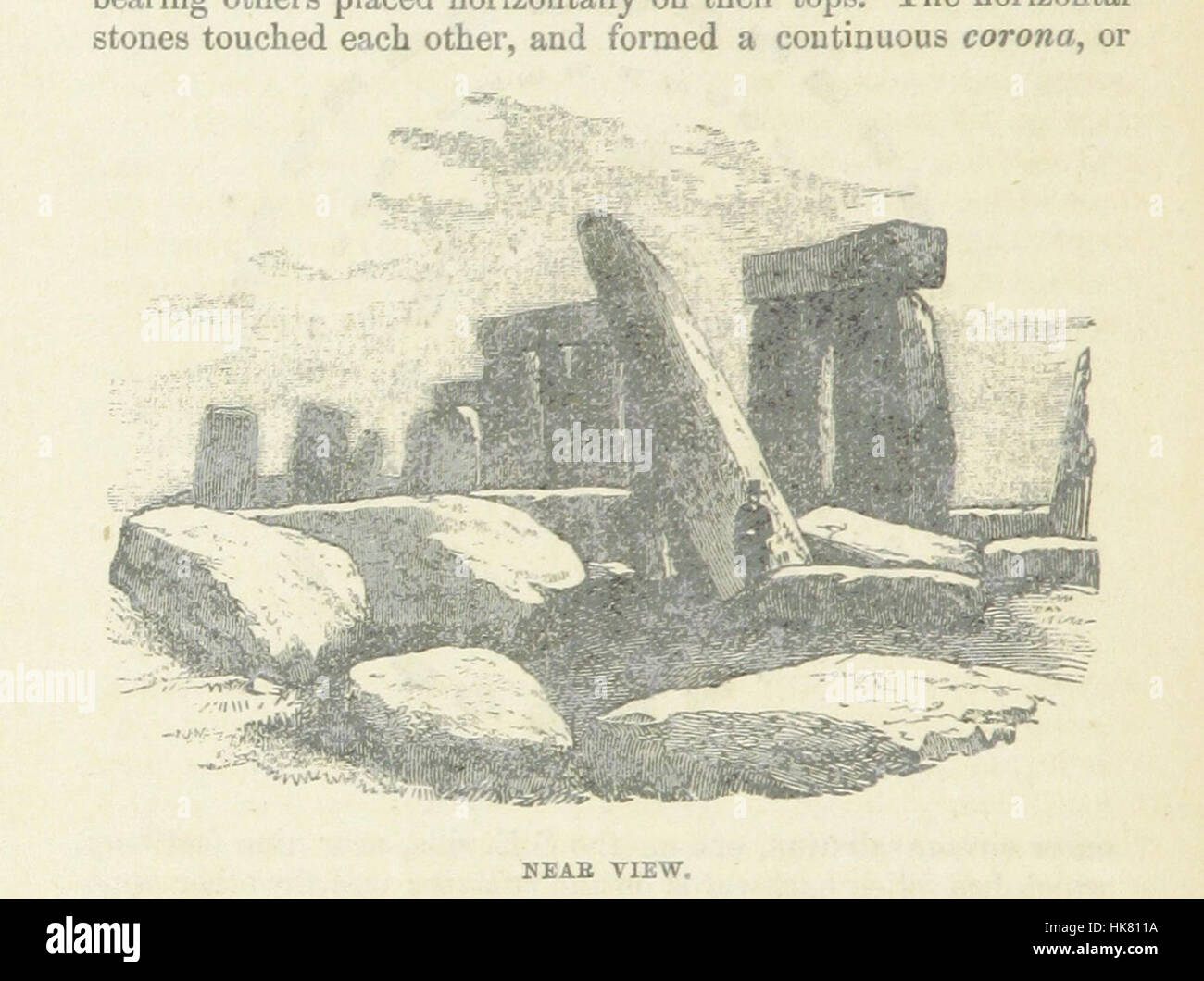 Bild von Seite 36 von "The Illustrated Guide to Old Sarum und Stonehenge mit Gravur" Bild von Seite 36 von ' The Illustra Stockfoto